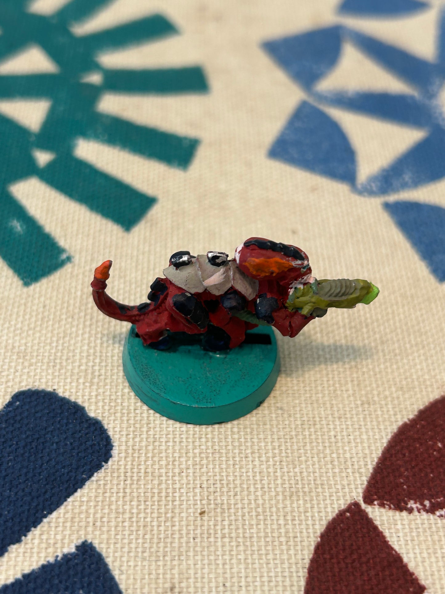 Vintage Warhammer 40k Tyranids Termagant With Fleshborer Metal