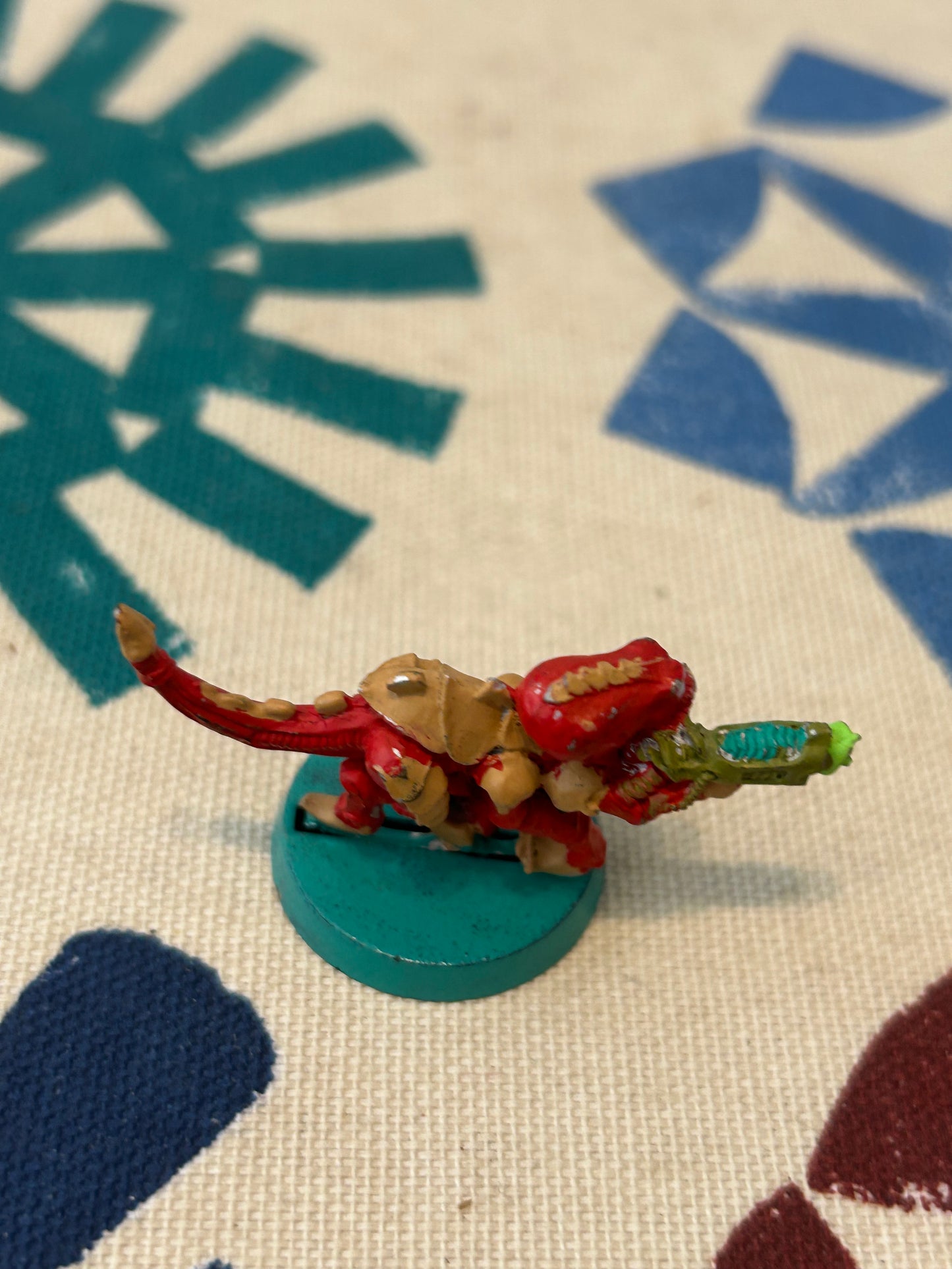 Vintage Warhammer 40k Tyranids Termagant With Fleshborer Metal