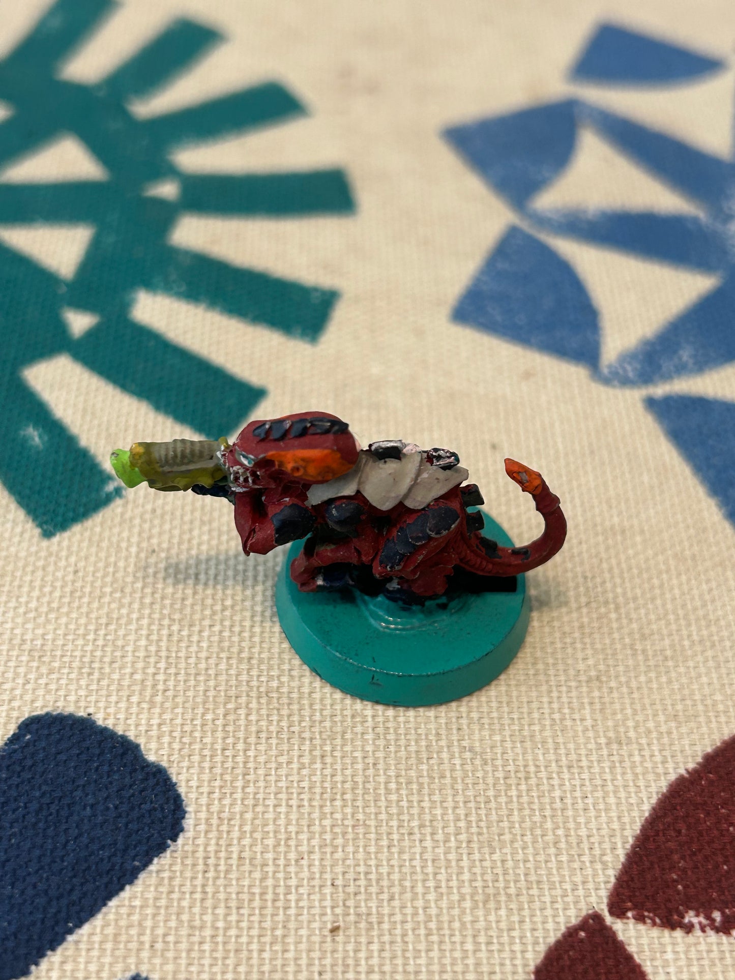 Vintage Warhammer 40k Tyranids Termagant With Fleshborer Metal