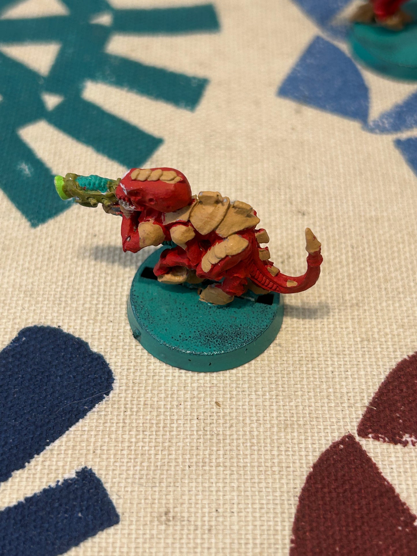 Vintage Warhammer 40k Tyranids Termagant With Fleshborer Metal