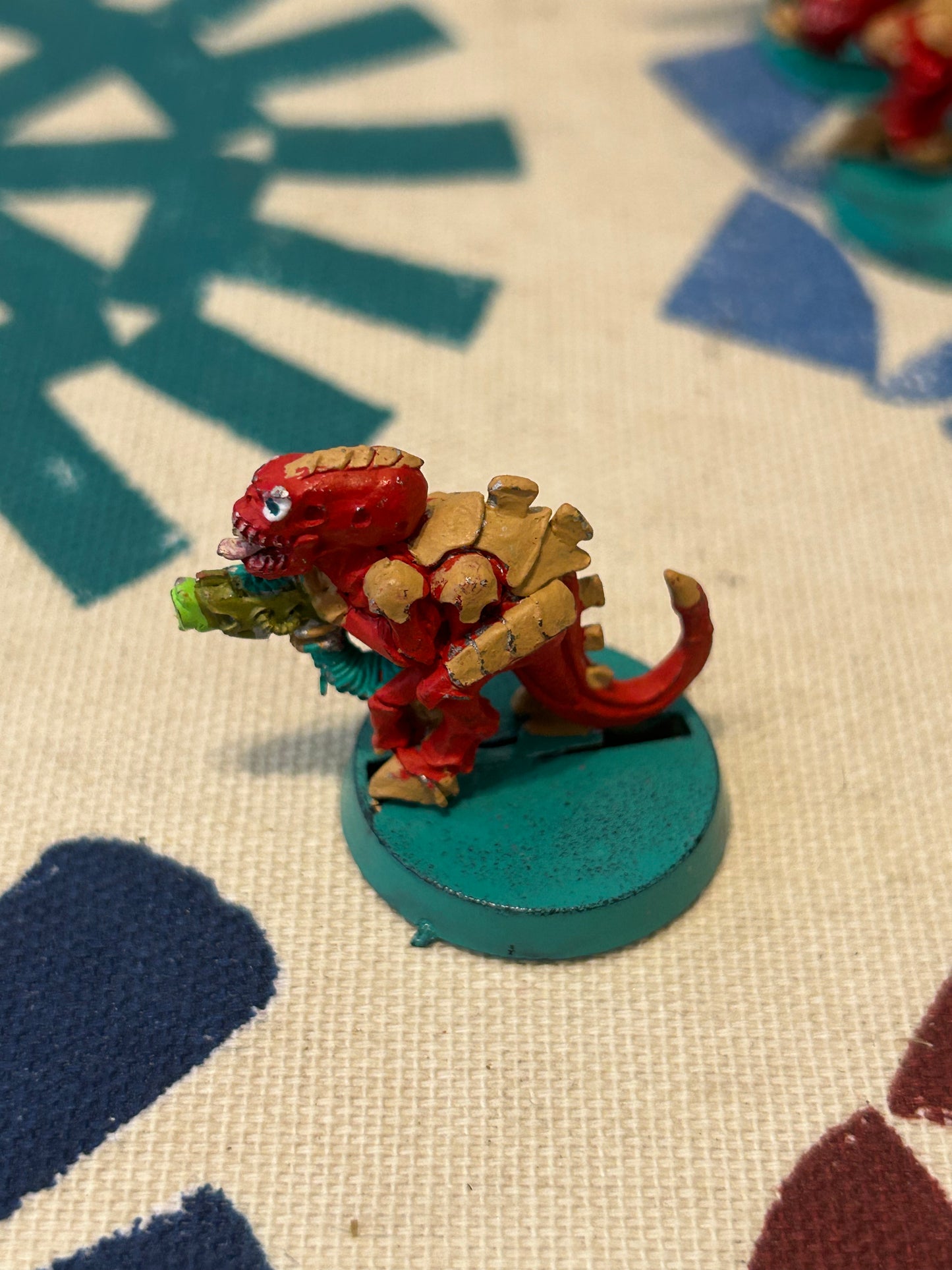 Vintage Warhammer 40k Tyranids Termagant With Fleshborer Metal