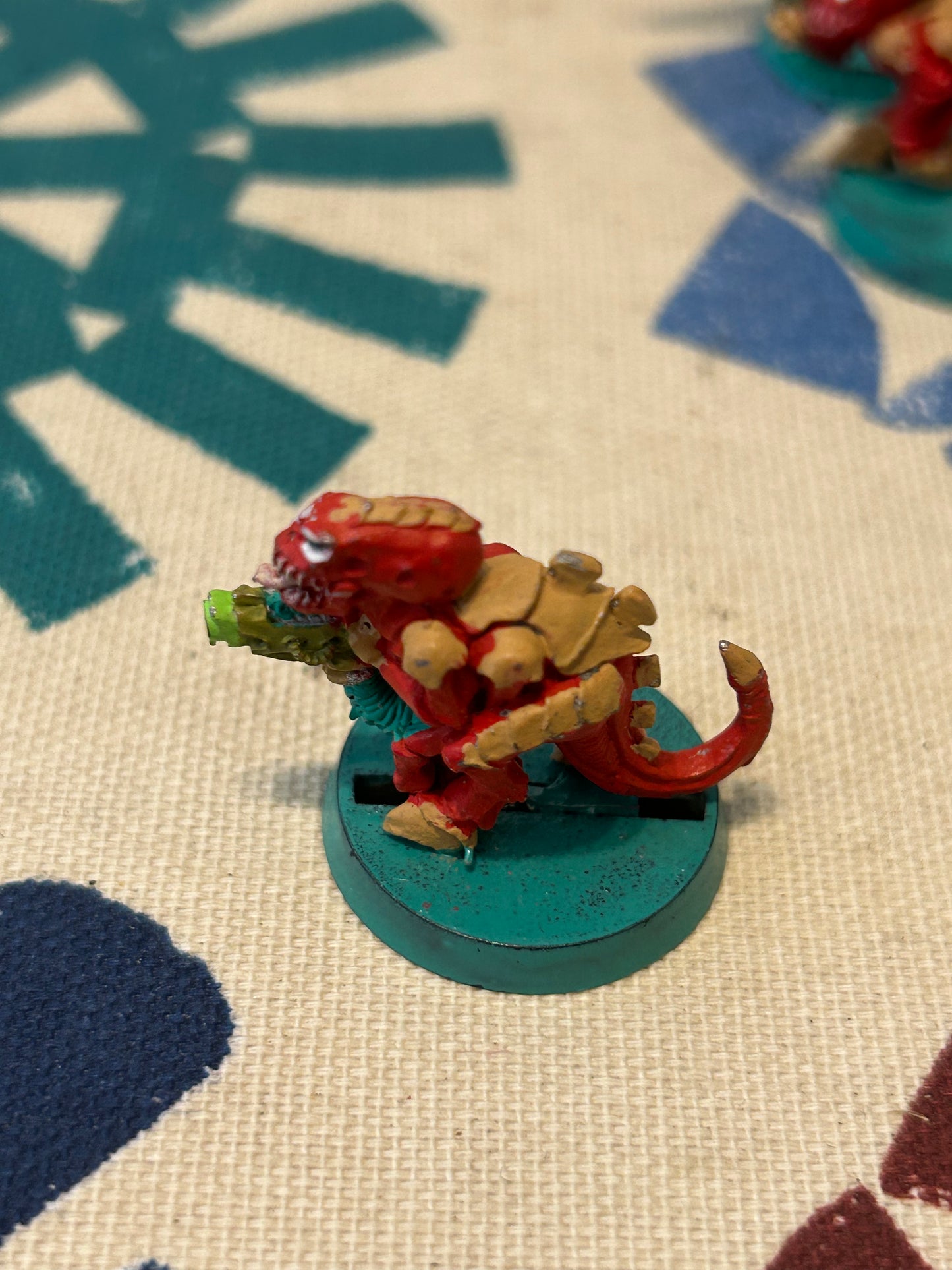 Vintage Warhammer 40k Tyranids Termagant With Fleshborer Metal