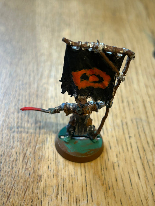 Lord Of The Rings, LOTR - Metal Mordor Orc Standard Bearer