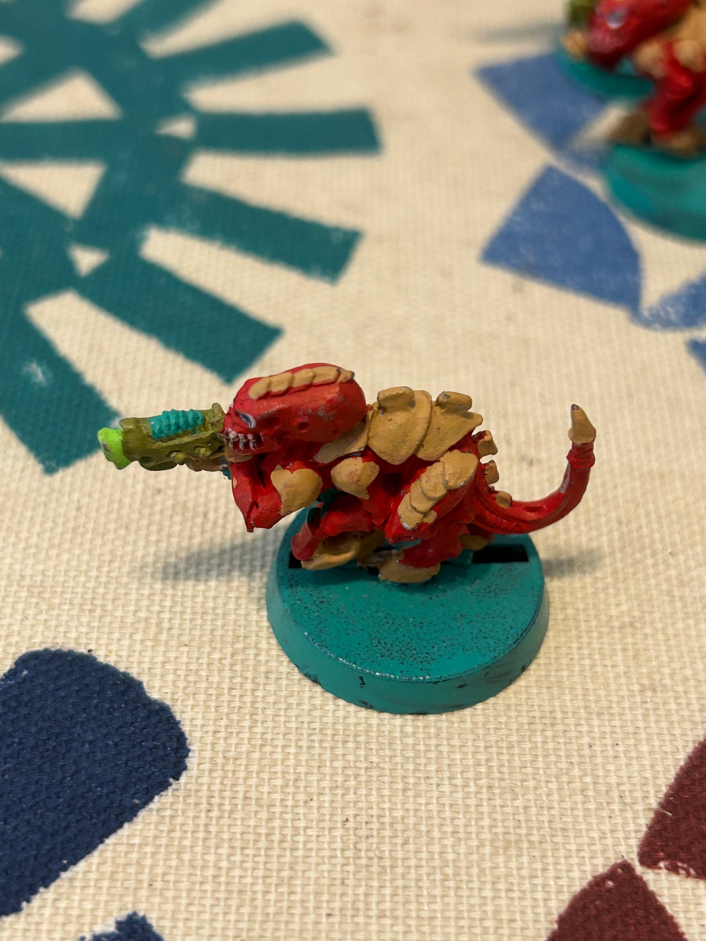 Vintage Warhammer 40k Tyranids Termagant With Fleshborer Metal