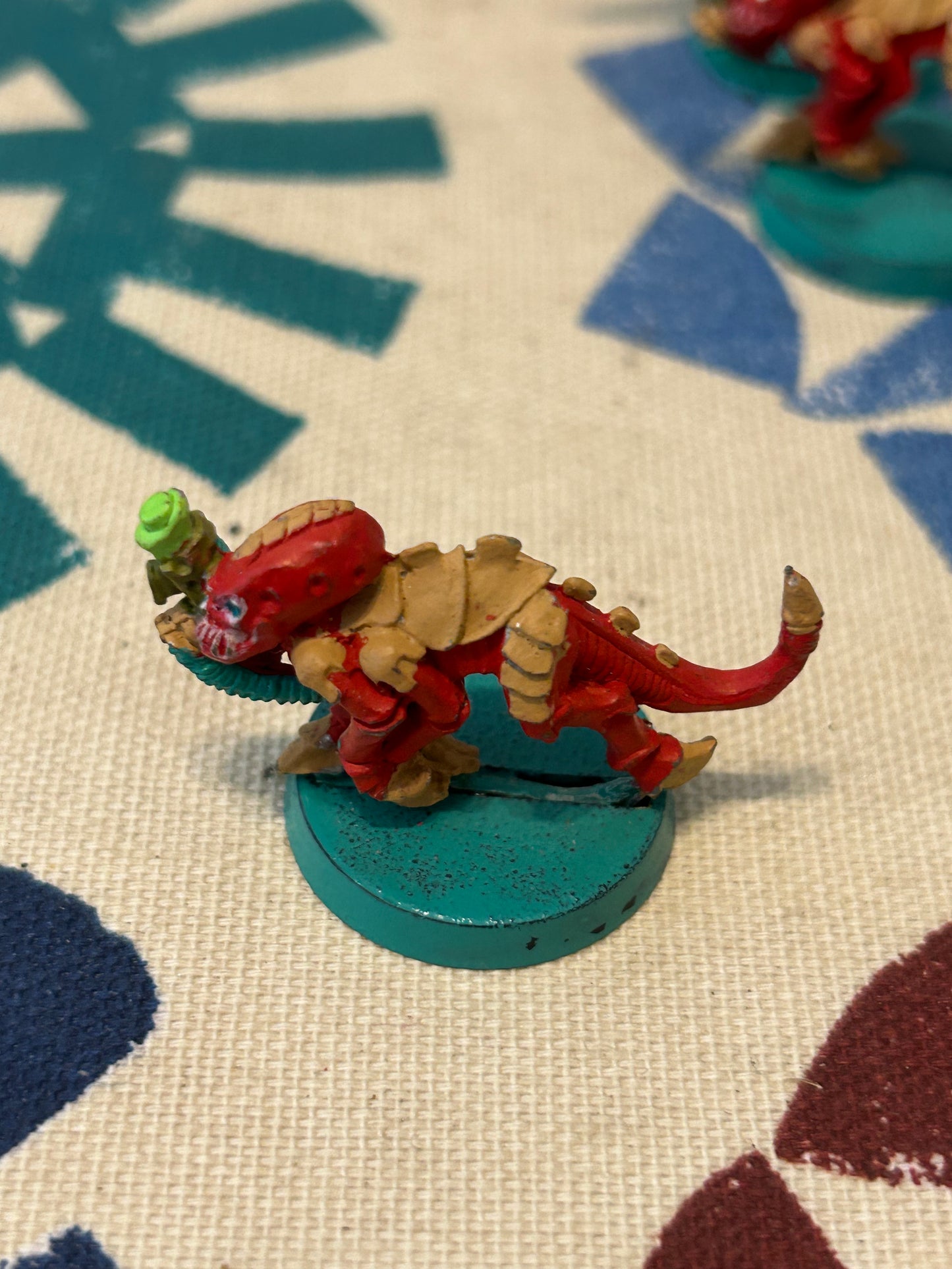 Vintage Warhammer 40k Tyranids Termagant With Fleshborer Metal