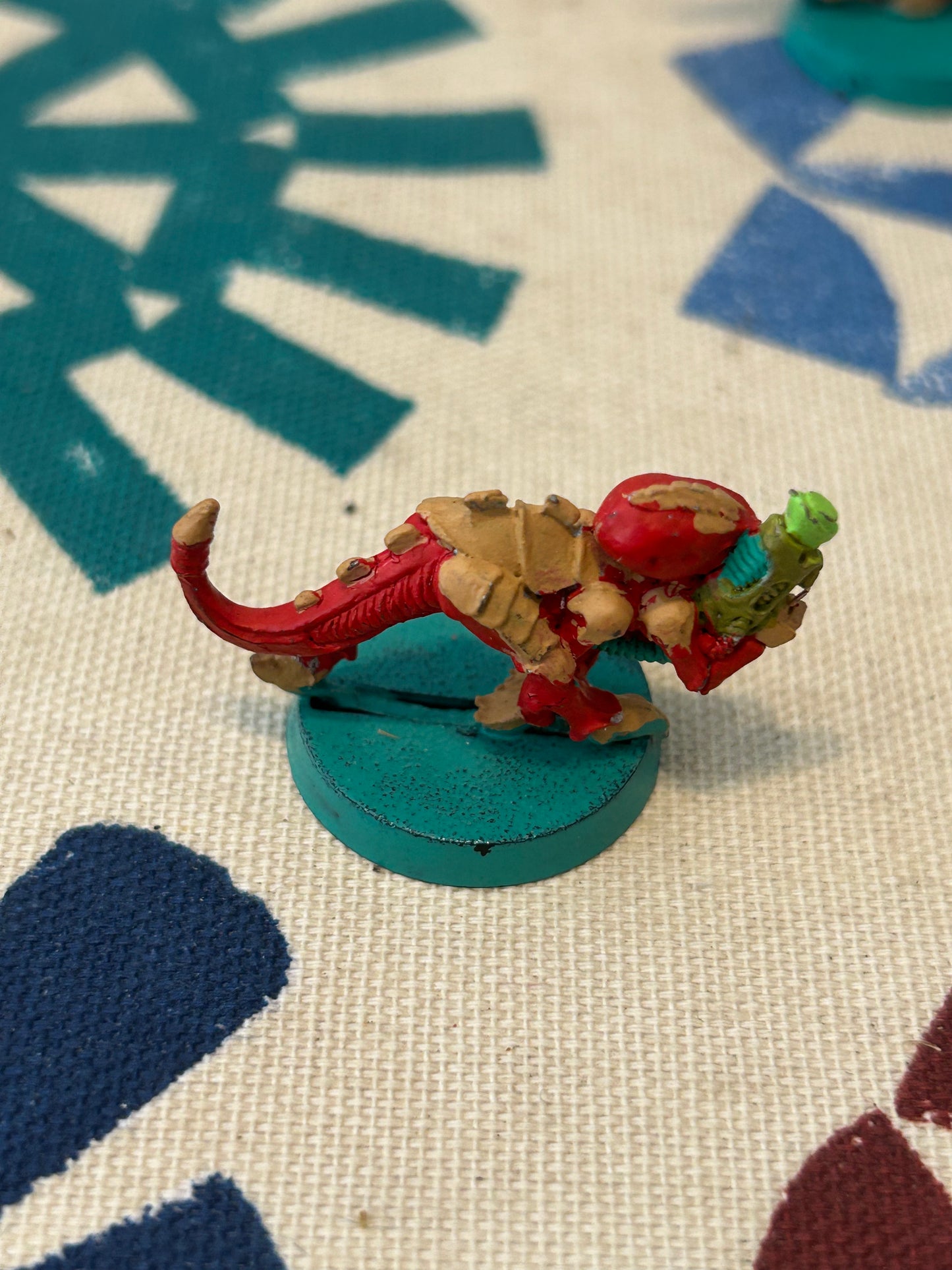 Vintage Warhammer 40k Tyranids Termagant With Fleshborer Metal