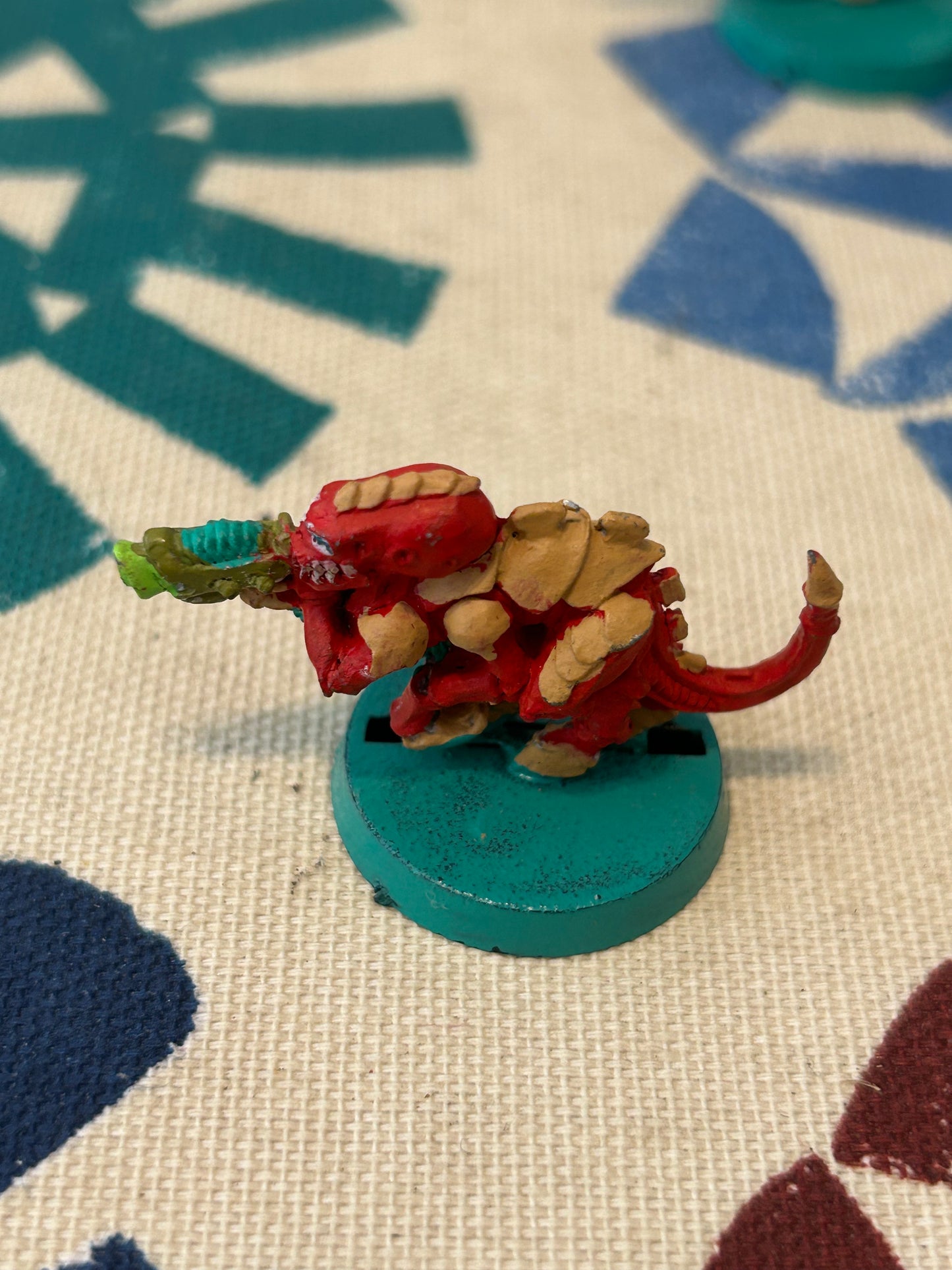 Vintage Warhammer 40k Tyranids Termagant With Fleshborer Metal