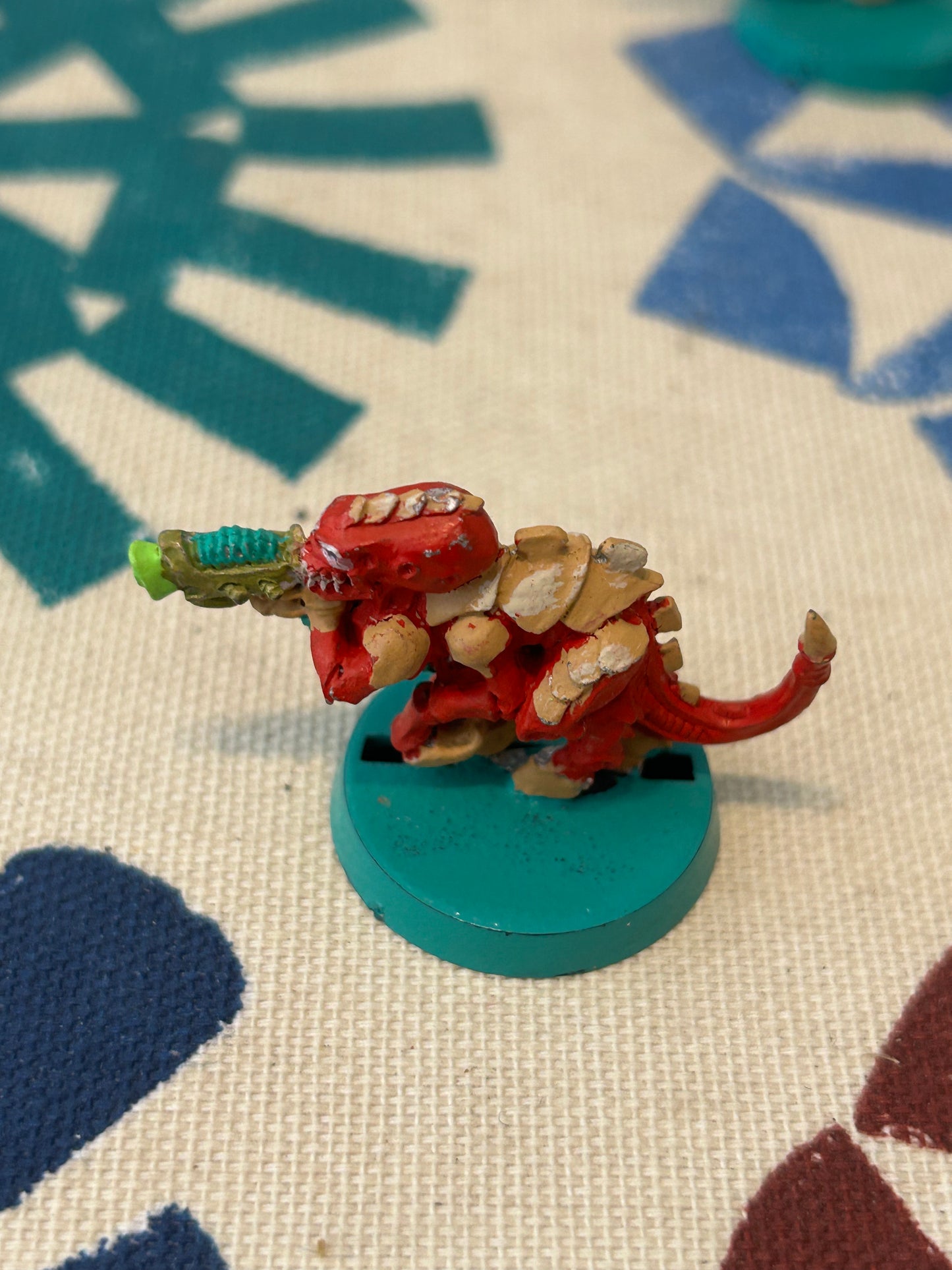 Vintage Warhammer 40k Tyranids Termagant With Fleshborer Metal