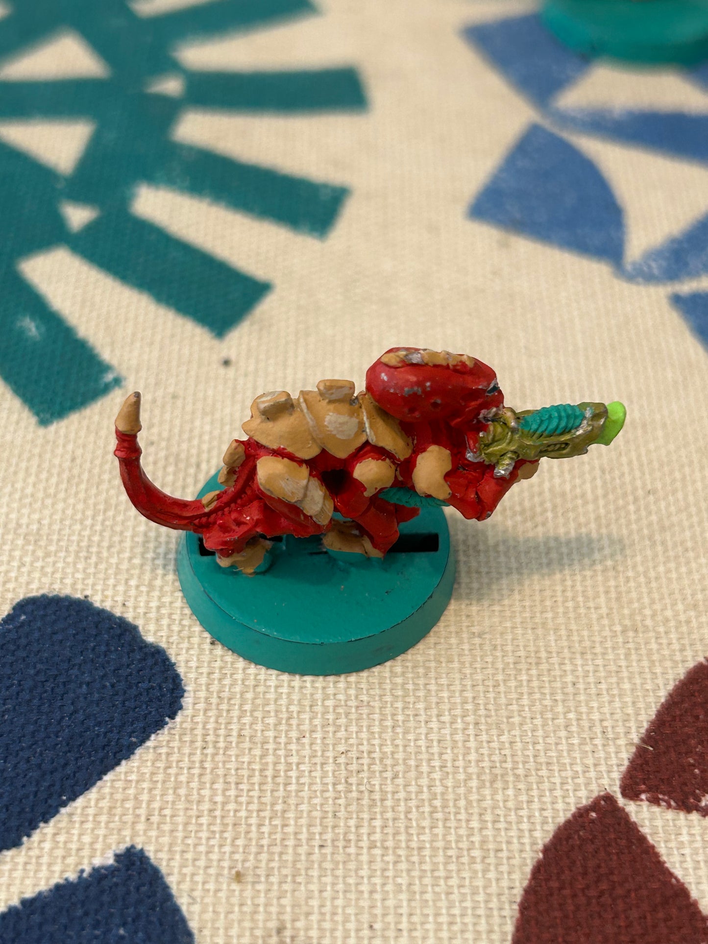 Vintage Warhammer 40k Tyranids Termagant With Fleshborer Metal