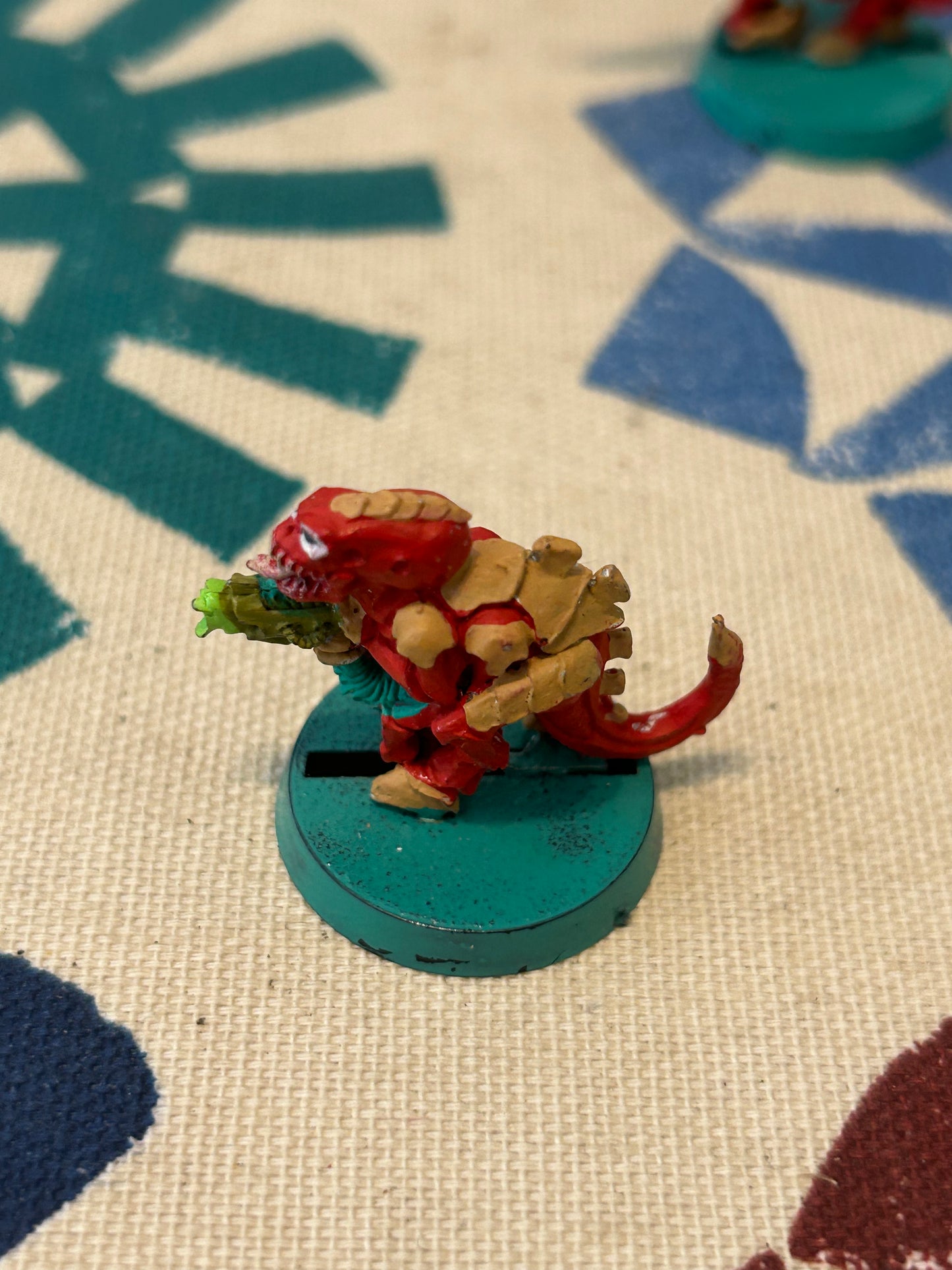 Vintage Warhammer 40k Tyranids Termagant With Fleshborer Metal