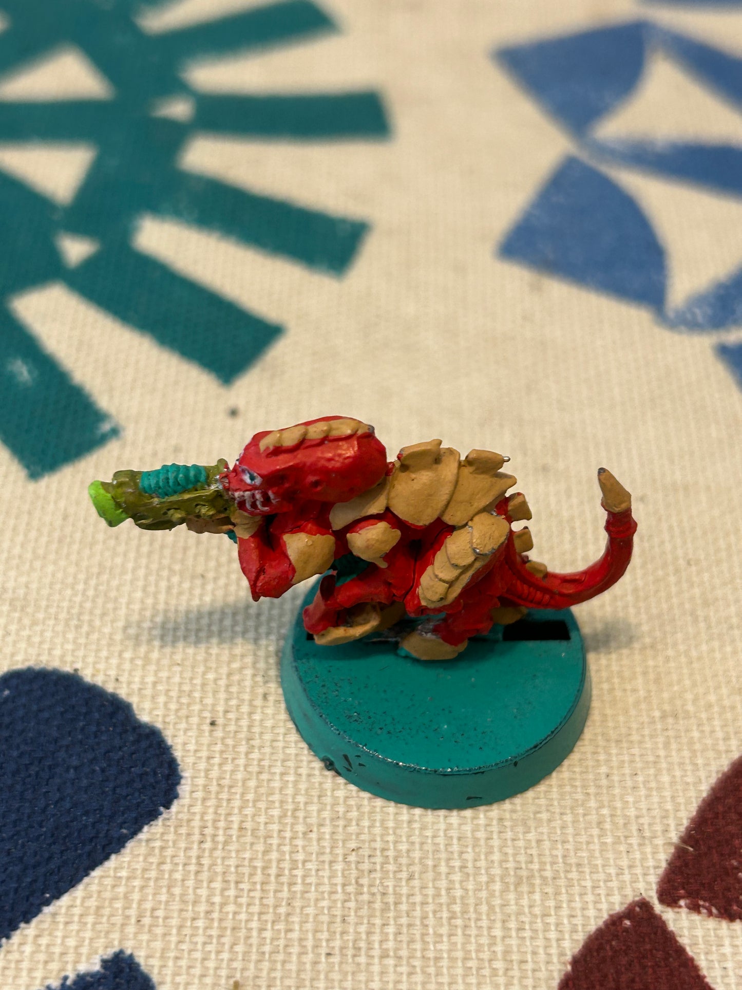 Vintage Warhammer 40k Tyranids Termagant With Fleshborer Metal