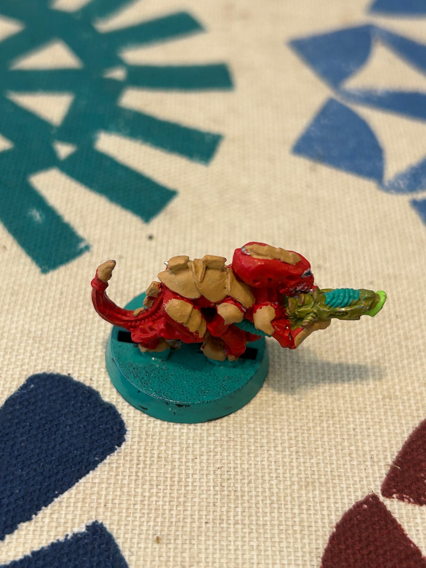Vintage Warhammer 40k Tyranids Termagant With Fleshborer Metal