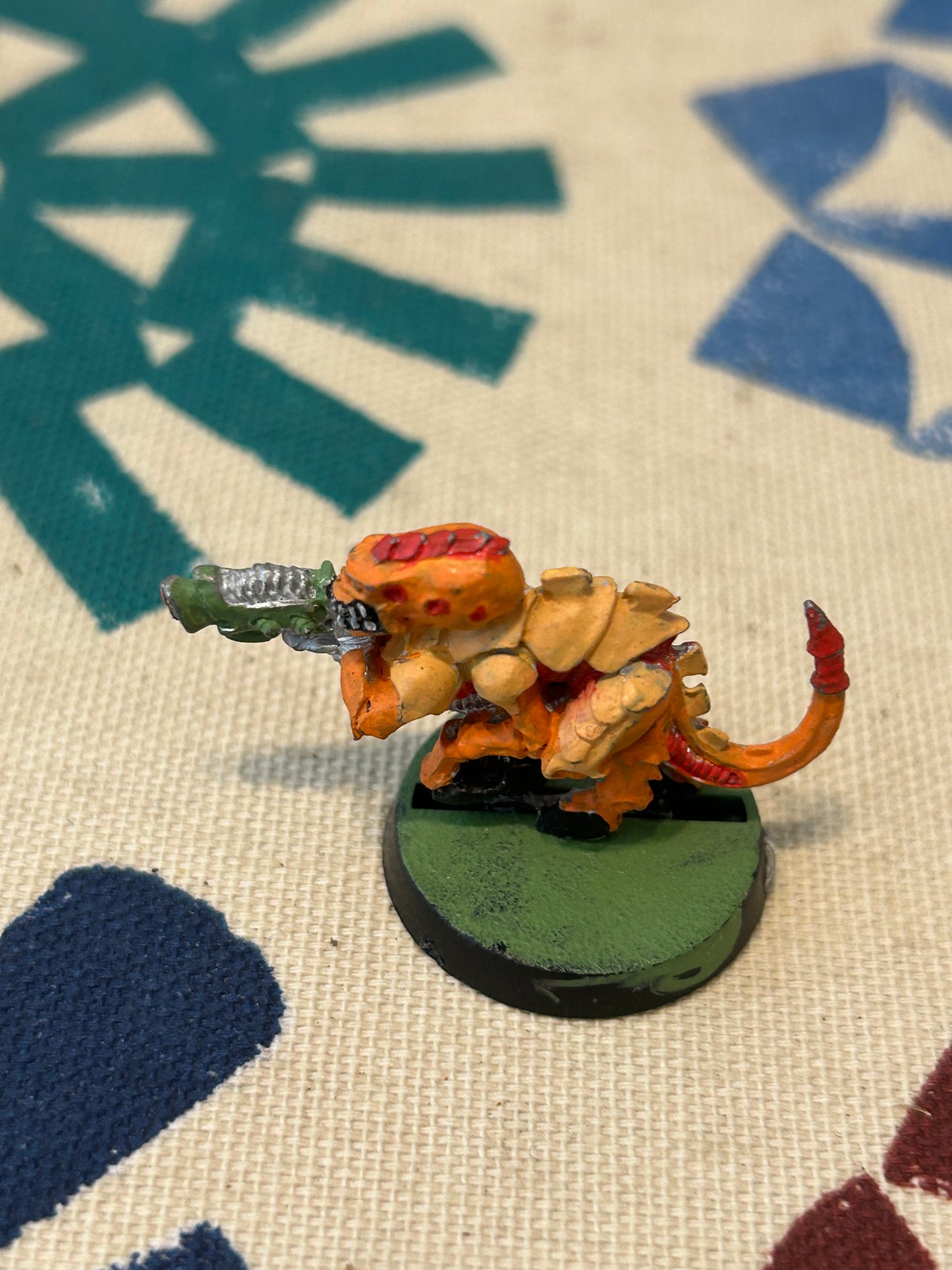 Vintage Warhammer 40k Tyranids Termagant With Fleshborer Metal