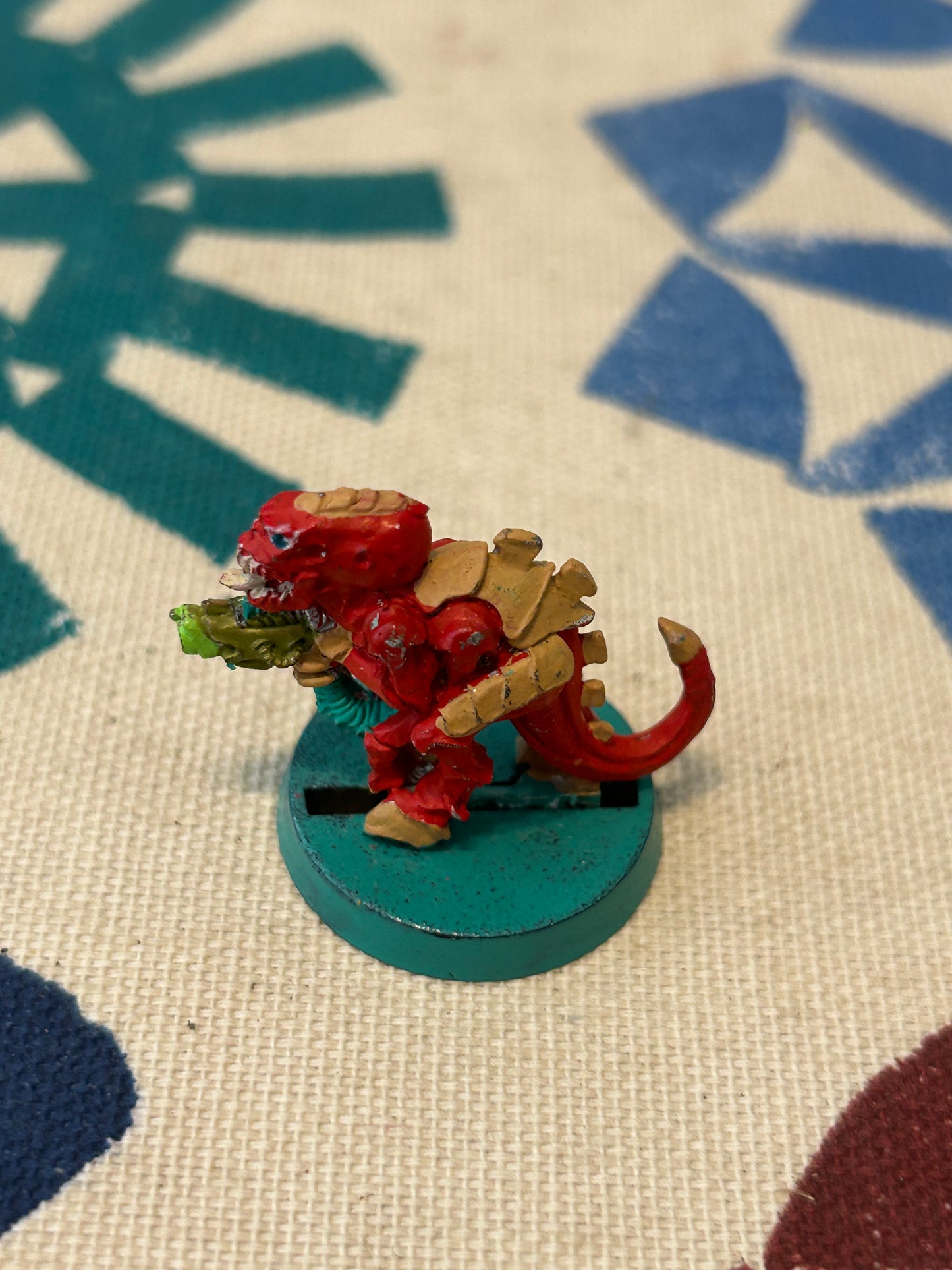 Vintage Warhammer 40k Tyranids Termagant With Fleshborer Metal