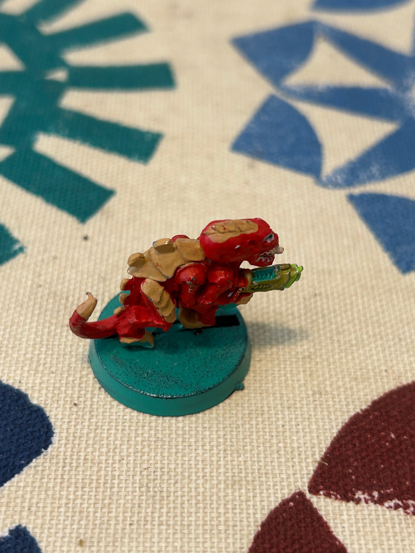 Vintage Warhammer 40k Tyranids Termagant With Fleshborer Metal