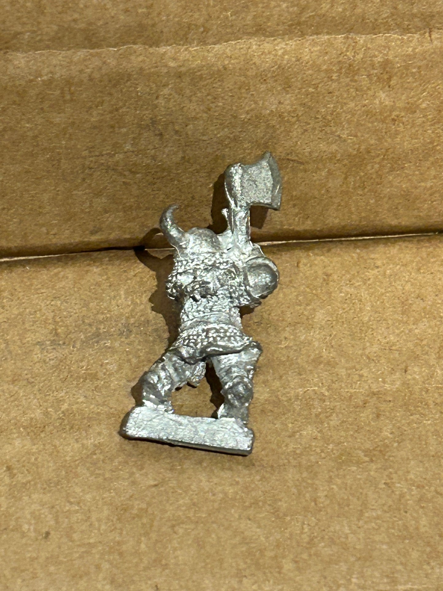 Games Workshop Warhammer Norse Dwarf with Axe Dwarves Metal Figure Army OOP B2