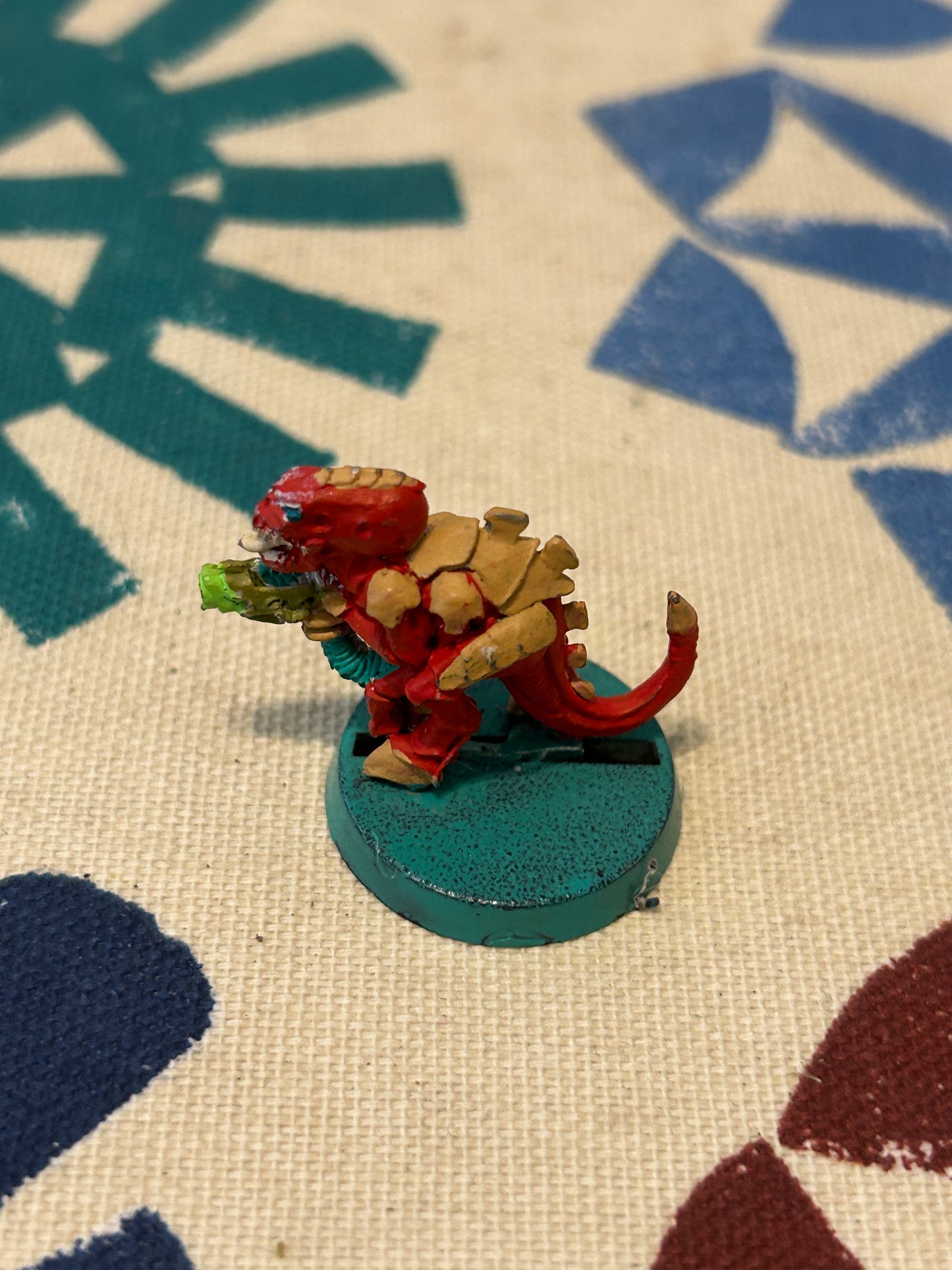 Vintage Warhammer 40k Tyranids Termagant With Fleshborer Metal