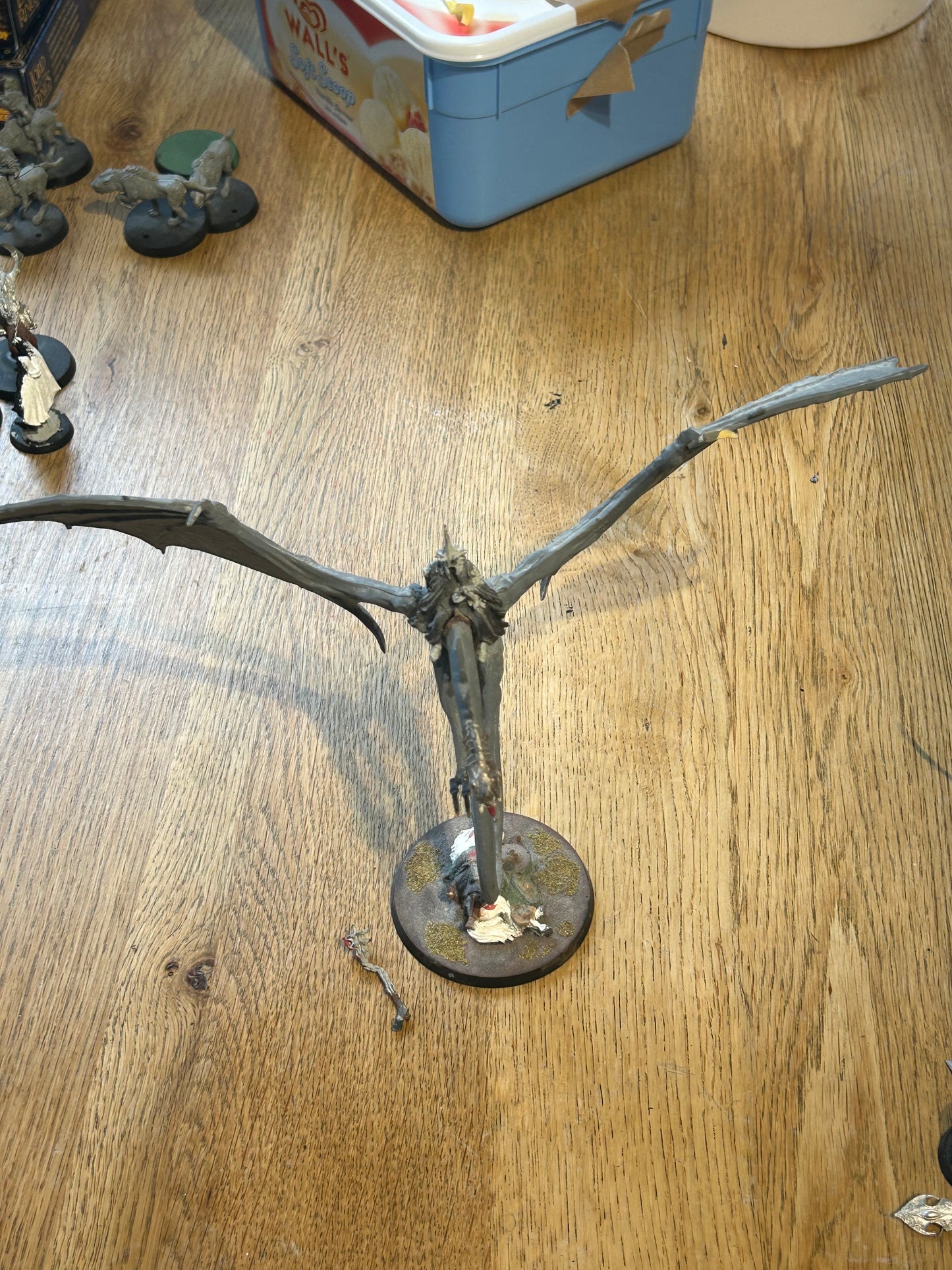 MESBG Witch King of Angmar on Fell Beast Painted Metal