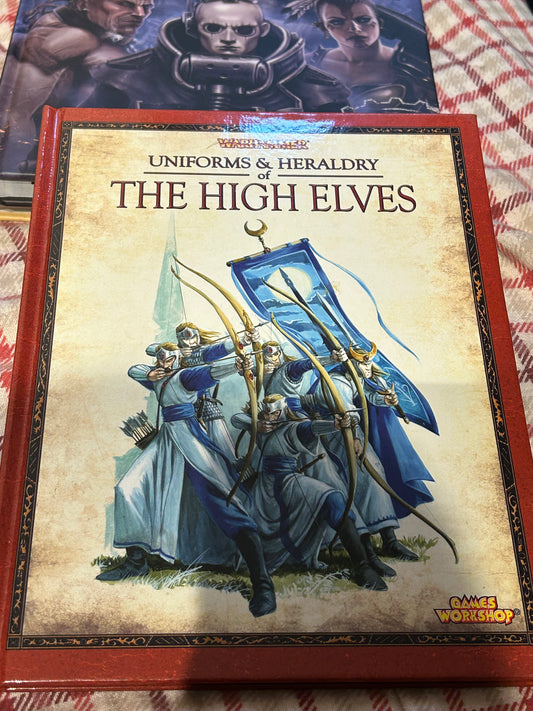 Warhammer Fantasy Uniforms And Heraldry Of The High Elves collectors condition