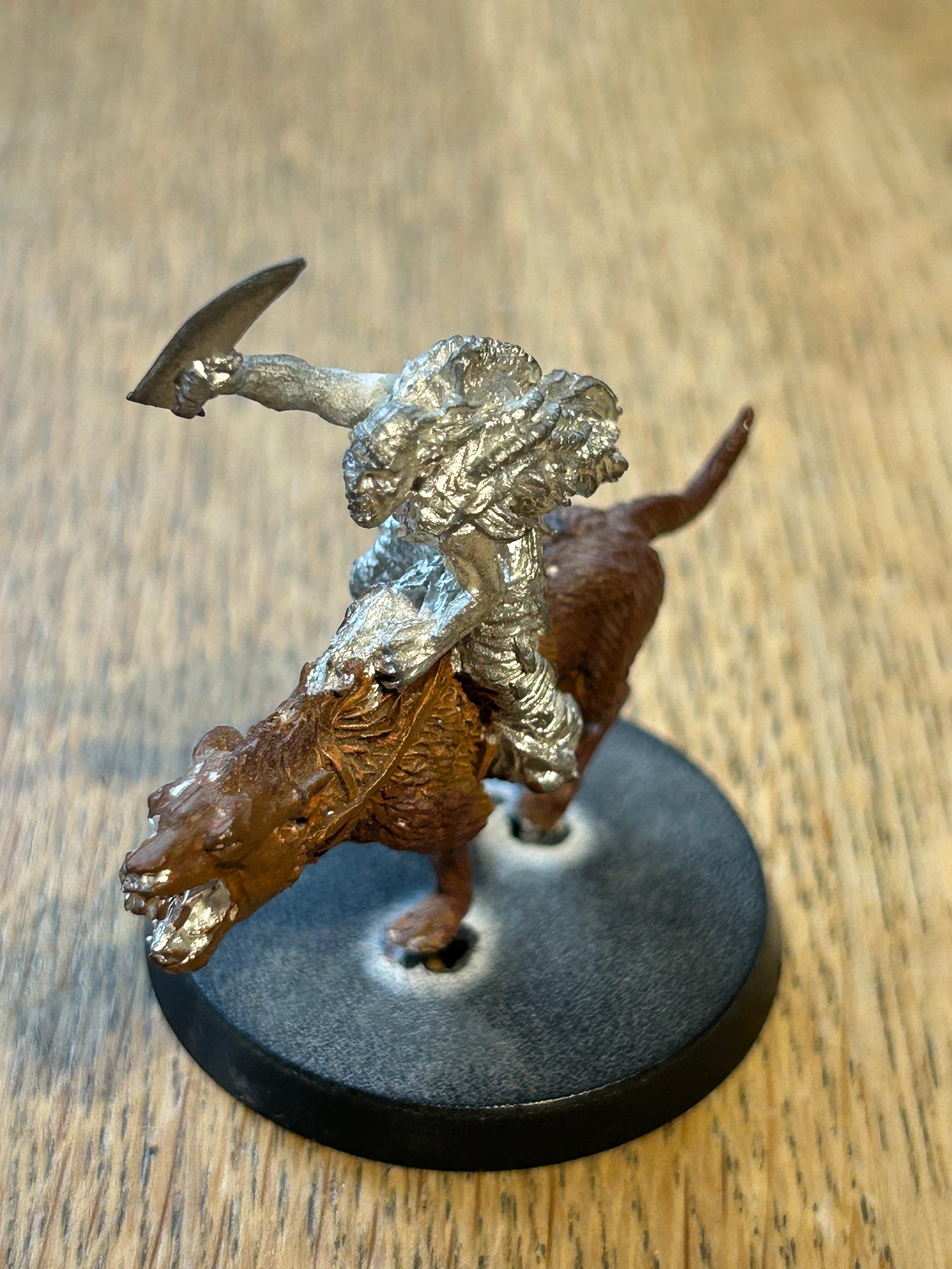 Warhammer Lord of the Rings LOTR: Sharku Warg Rider Captain Metal - MESBG