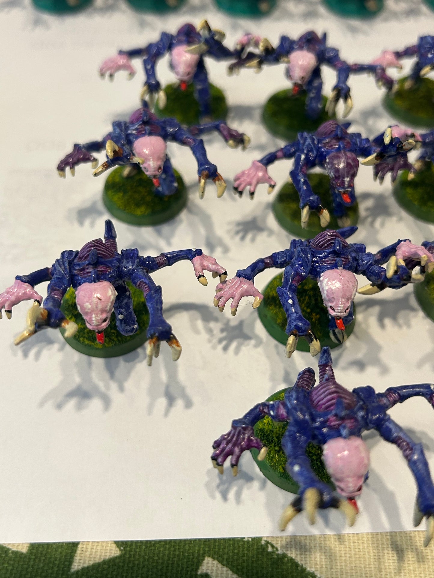 Warhammer 40k 10 plastic Genestealers tyranids