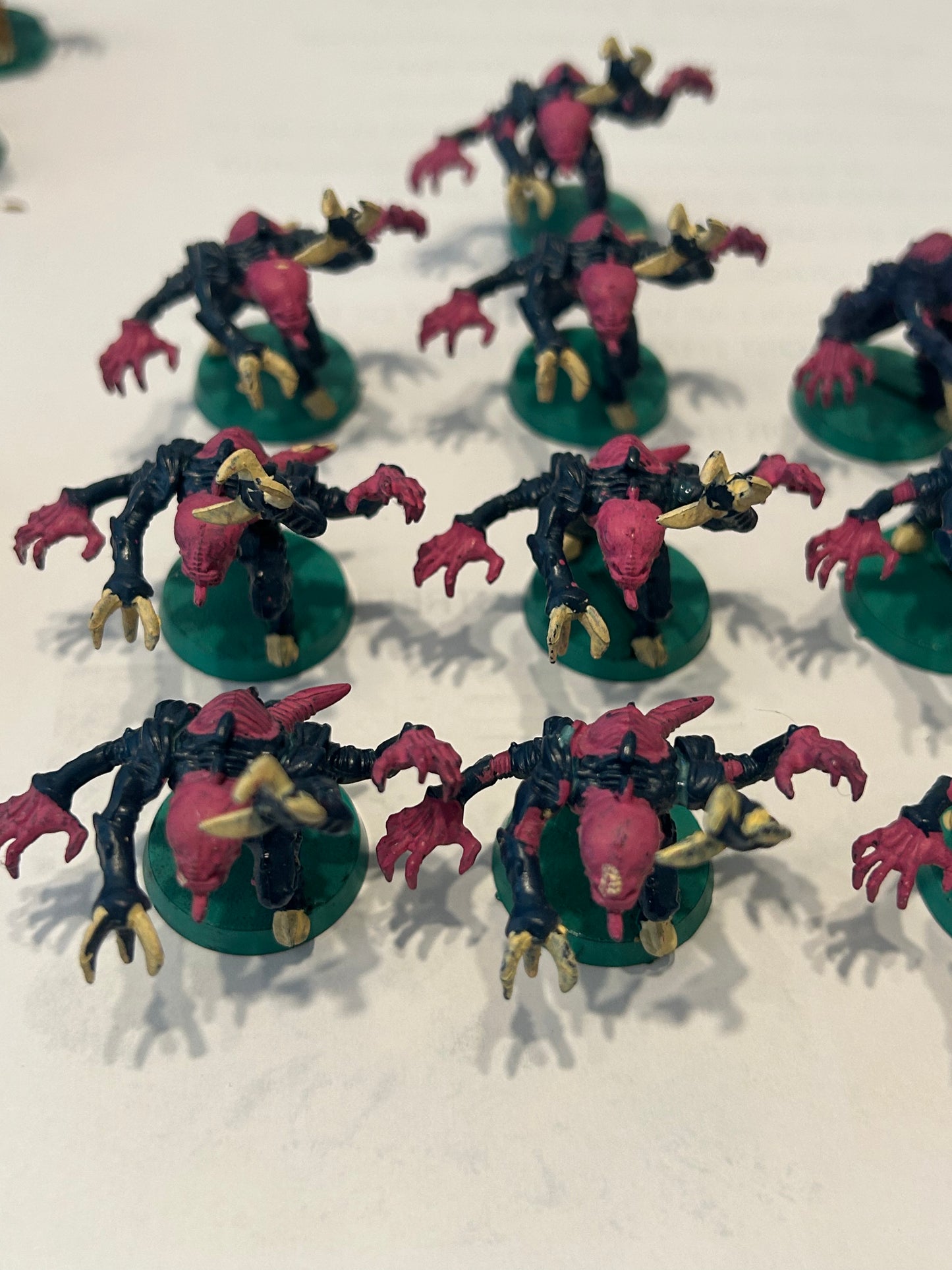 Warhammer 40k 10 plastic Genestealers tyranids