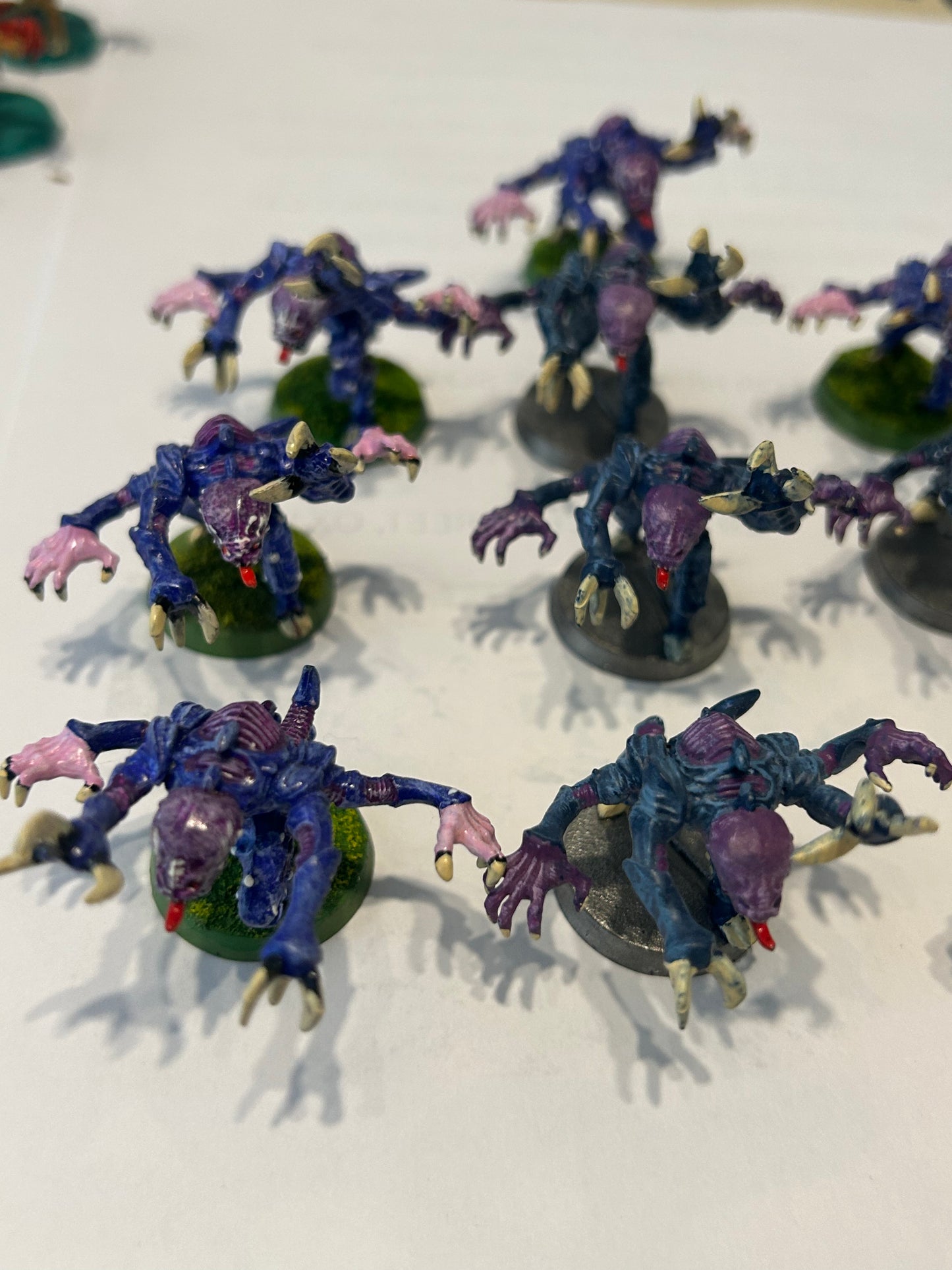 Warhammer 40k 10 plastic Genestealers tyranids