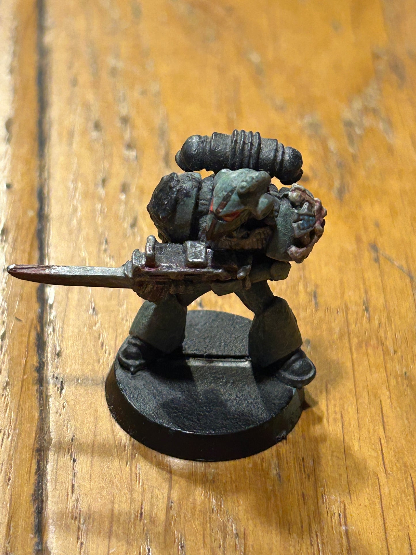 Vintage 40k Space Marine 'Terminator Honours And Bolter 1' Rogue Trader Metal