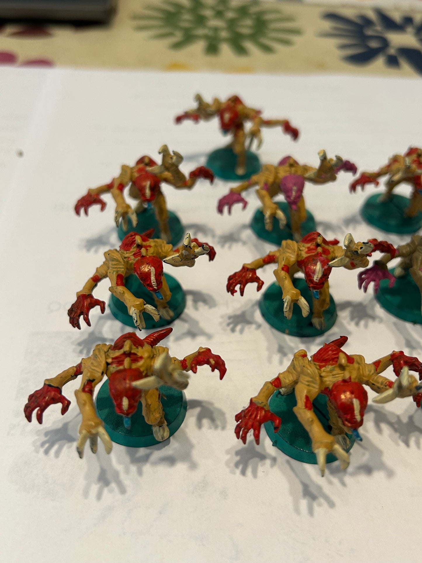 Warhammer 40k 10 plastic Genestealers tyranids
