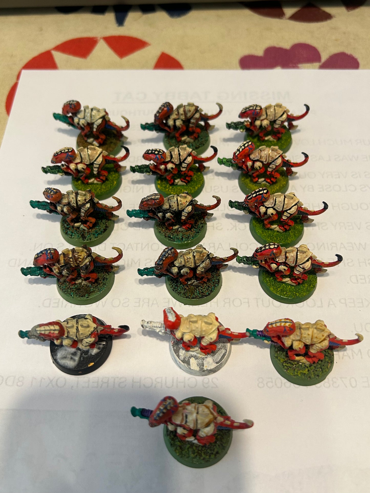 Warhammer 40k second edition plastic termagants x16 Tyranids