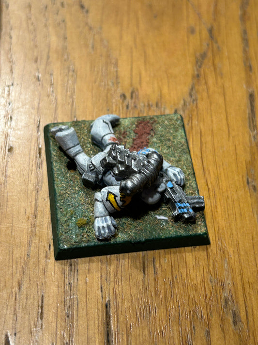 Warhammer 40k Rogue Trader Space Marines RTO1 Ex Brother Marine Dead Wound Metal