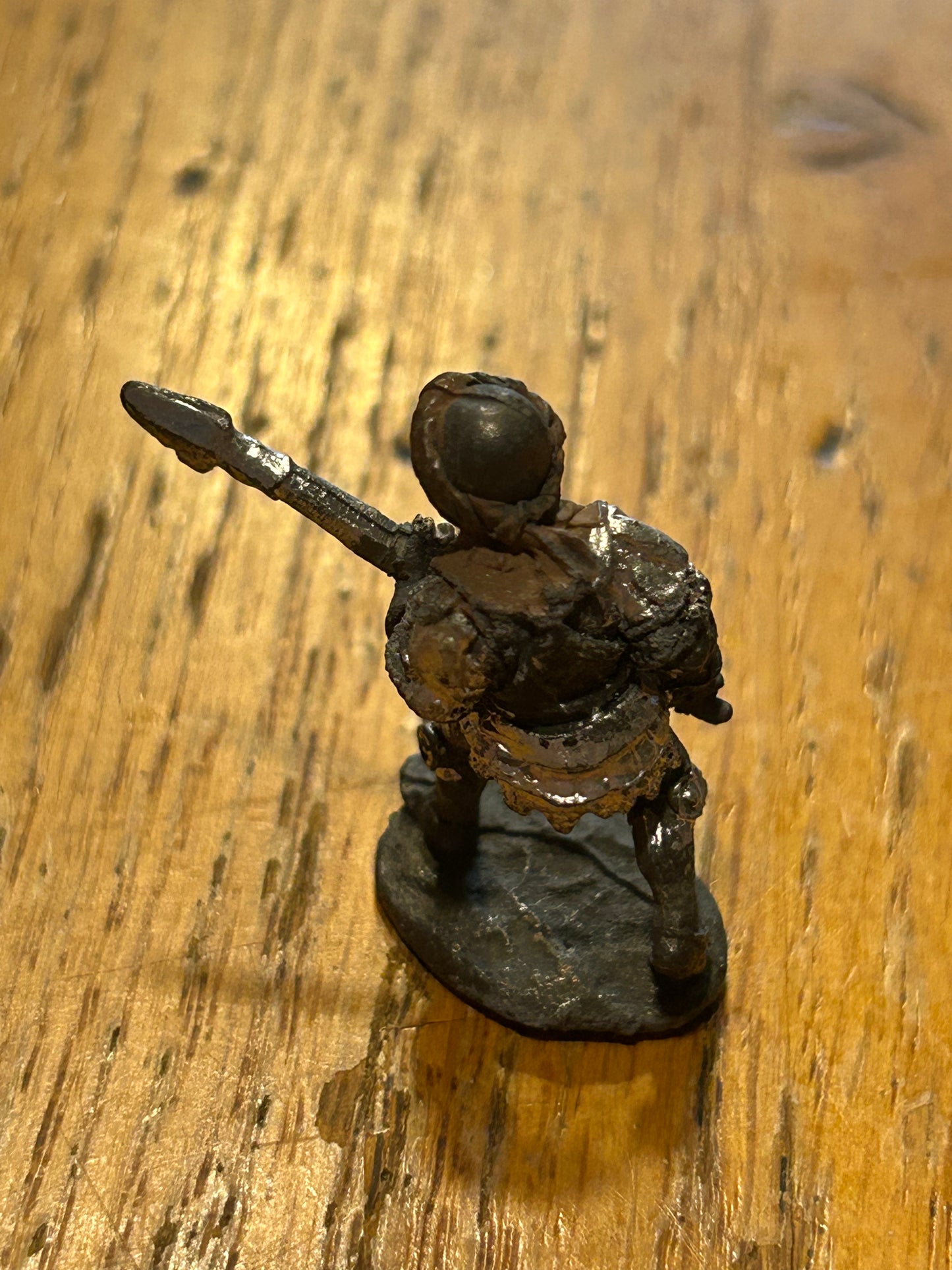 Warhammer fantasy preslotta bretonnian or empire C26 (84-31)
Armoured Footman with Spear, Advancing