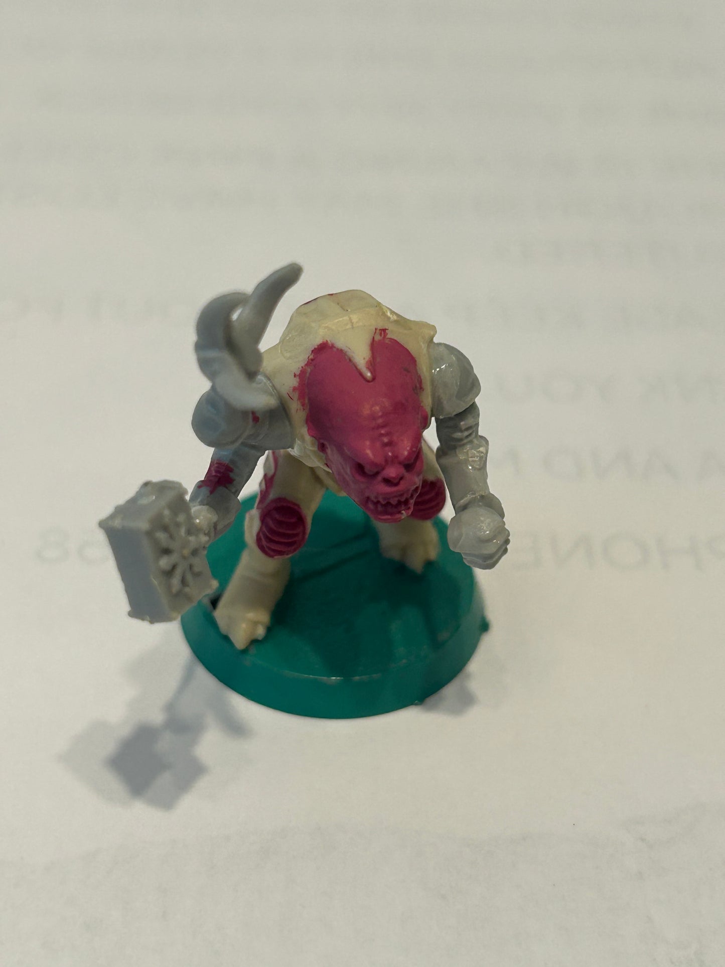 Warhammer 40k/ Rogue Trader Genestealer hybrid  plastic from space hulk expansion