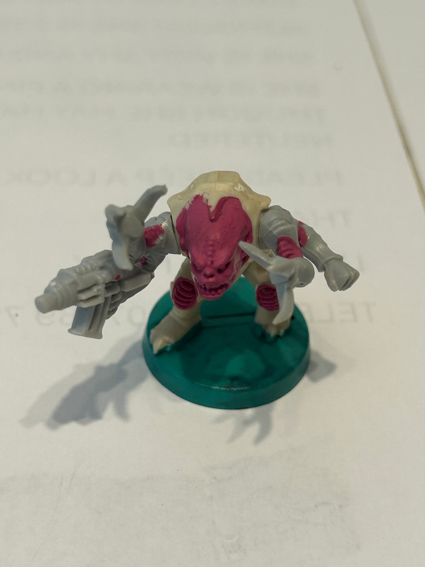 Warhammer 40k/ Rogue Trader Genestealer hybrid  plastic from space hulk expansion