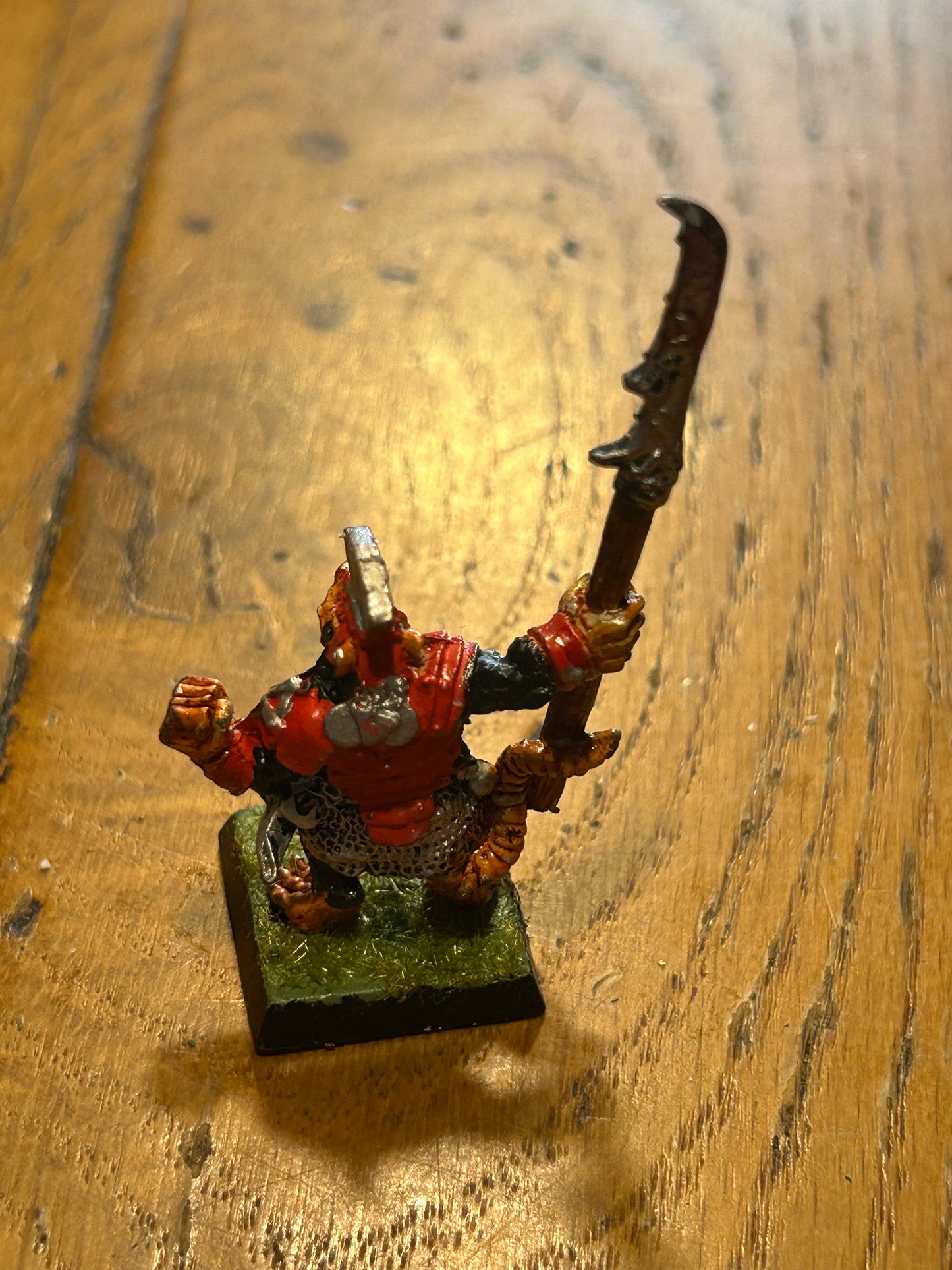 Warhammer Fantasy old world skaven stormvermin champion metal