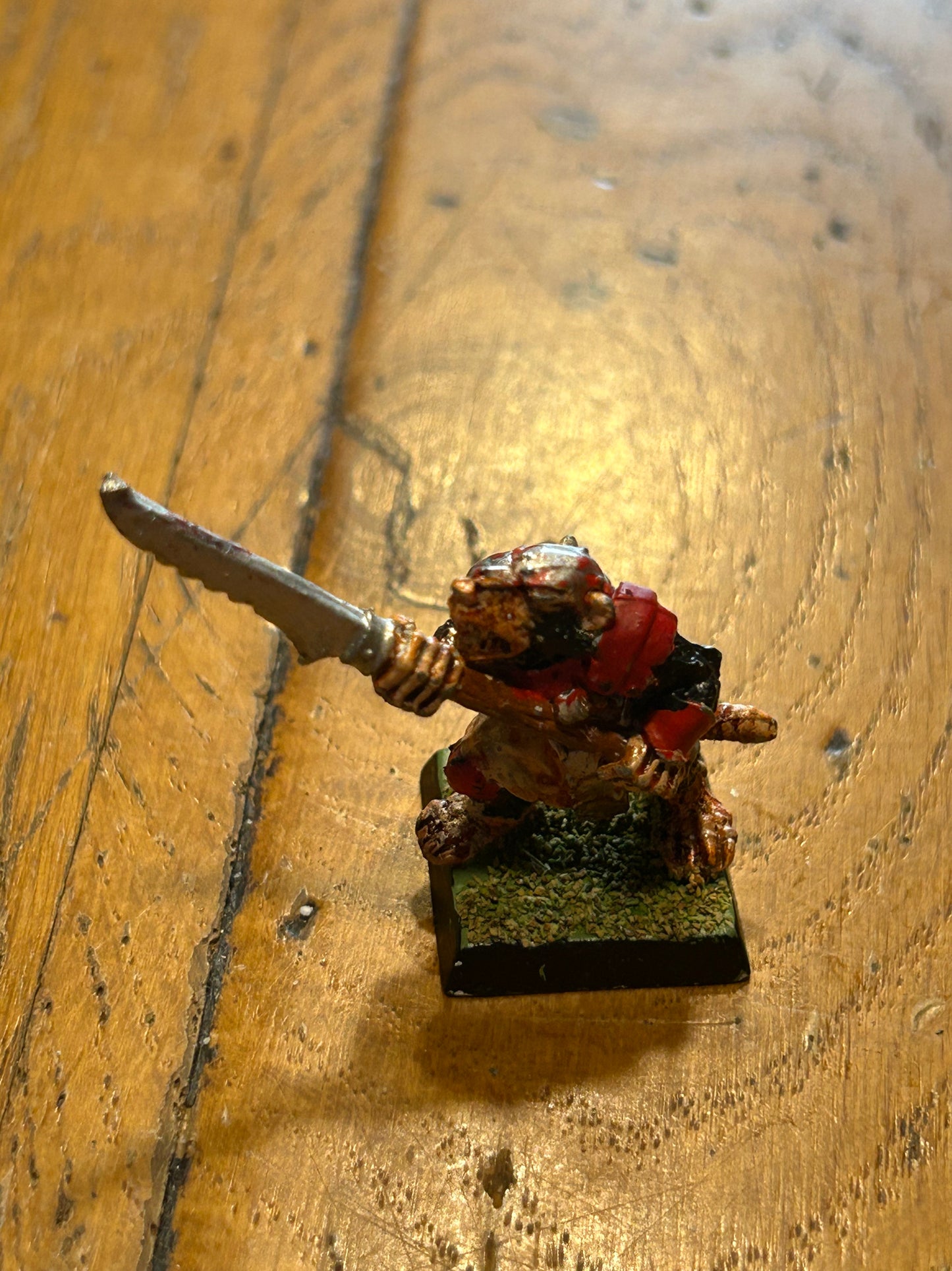 Warhammer WFB Metal Citadel 1990s Marauder Stormvermin Skaven with Halberd