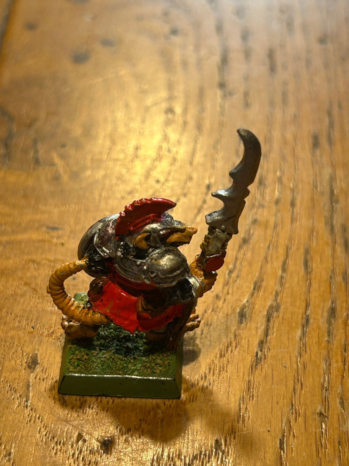 Warhammer WFB Metal Citadel 1990s Marauder Stormvermin Skaven with Halberd