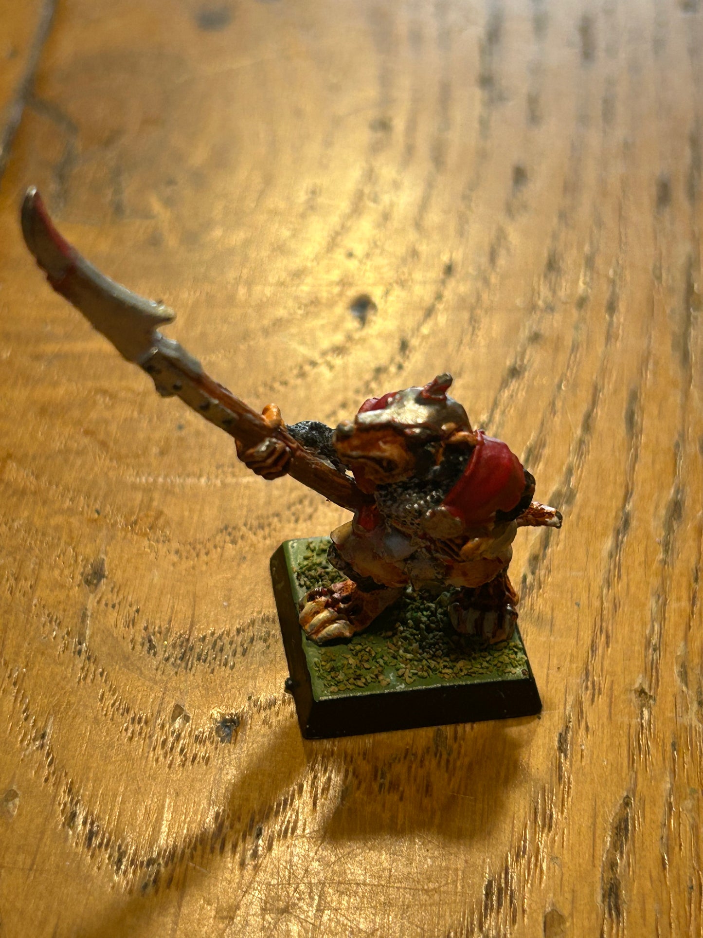 Warhammer WFB Metal Citadel 1990s Marauder Stormvermin Skaven with Halberd