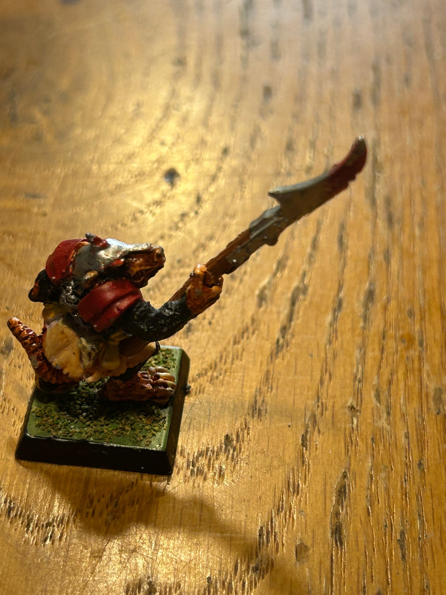 Warhammer WFB Metal Citadel 1990s Marauder Stormvermin Skaven with Halberd