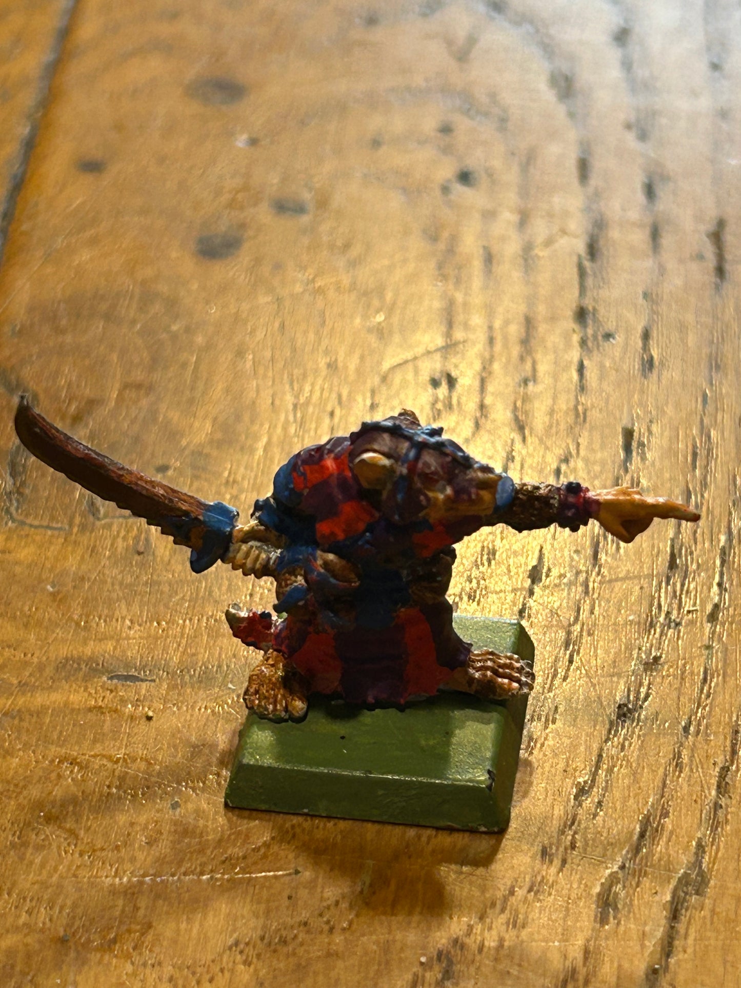 Skaven Commander Mutans Manflayer Sword Chaos Ratmen C47 warhammer Fantasy Old World