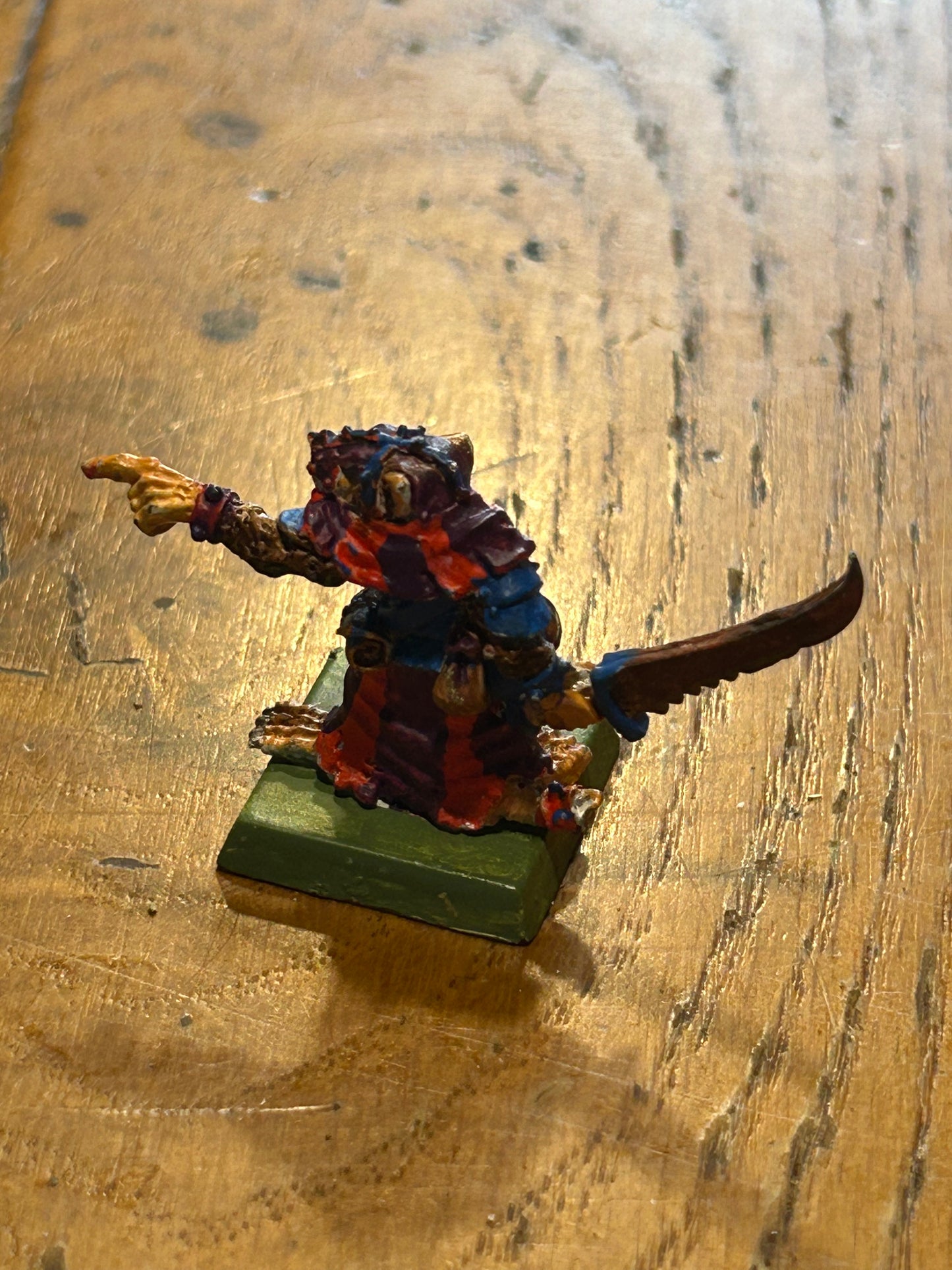 Skaven Commander Mutans Manflayer Sword Chaos Ratmen C47 warhammer Fantasy Old World