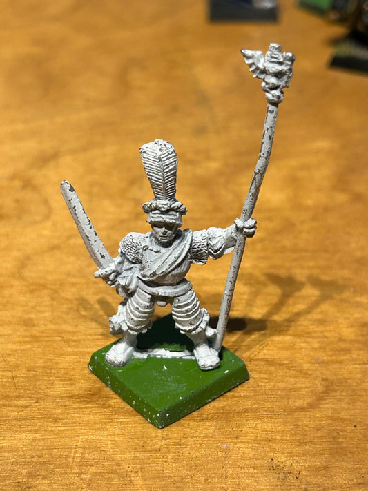 Warhammer Fantasy Old World Empire State Troopers standard bearer metal