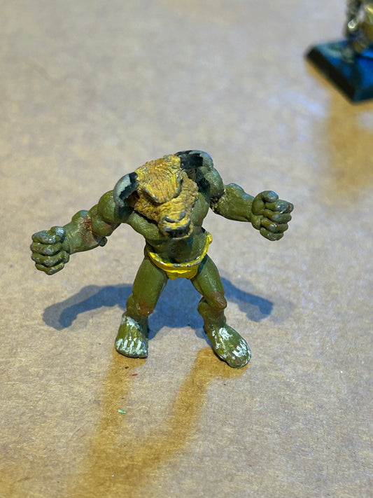 1986 Chaos Beastman Minotaur C25 Bellough Citadel Warhammer Army Beasts Beastmen