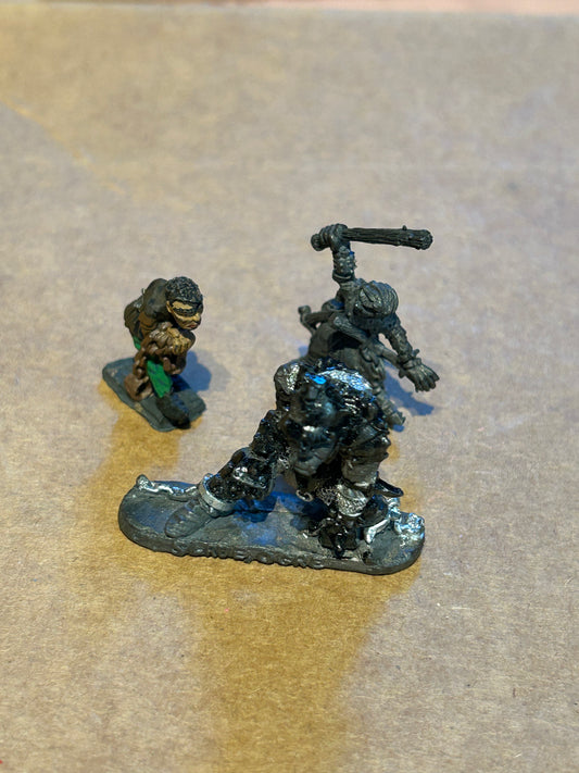 Citadel GW Warhammer fantasy metal 80s C27 Slave Ogre and Half Orc Handlers