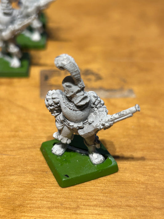 Warhammer fantasy old world empire hand gunner metal early 90’s handgunner