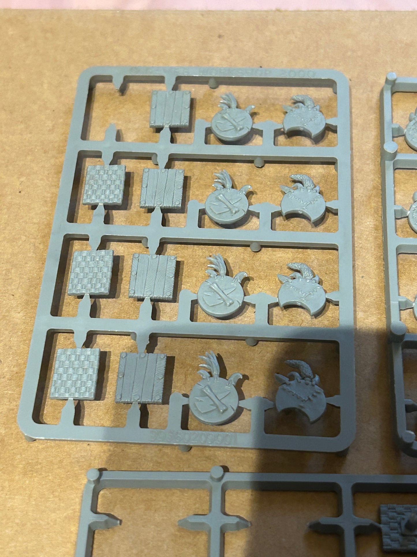 CITADEL WARHAMMER GOBLIN SHIELD sprues x 3 (missing 3 shields)