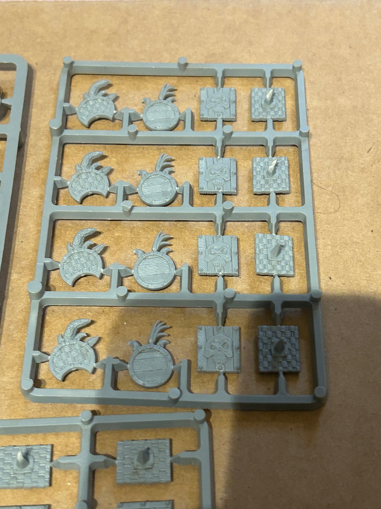 CITADEL WARHAMMER GOBLIN SHIELD sprues x 3 (missing 3 shields)