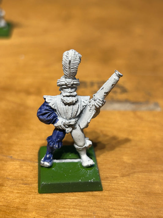 Warhammer fantasy old world empire hand gunner metal early 90’s handgunner