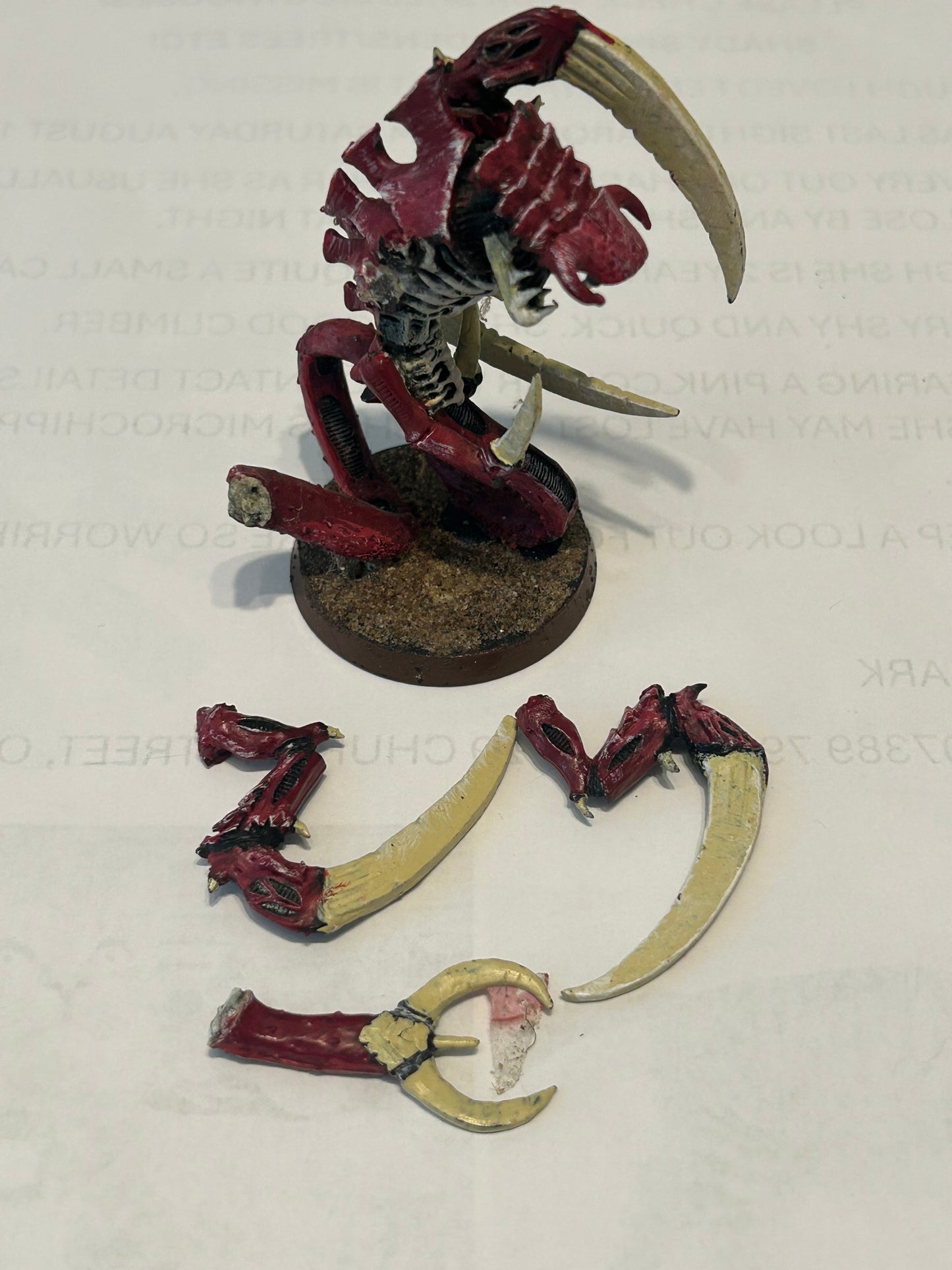 Warhammer 40K Red Terror Tyranids Army Metal