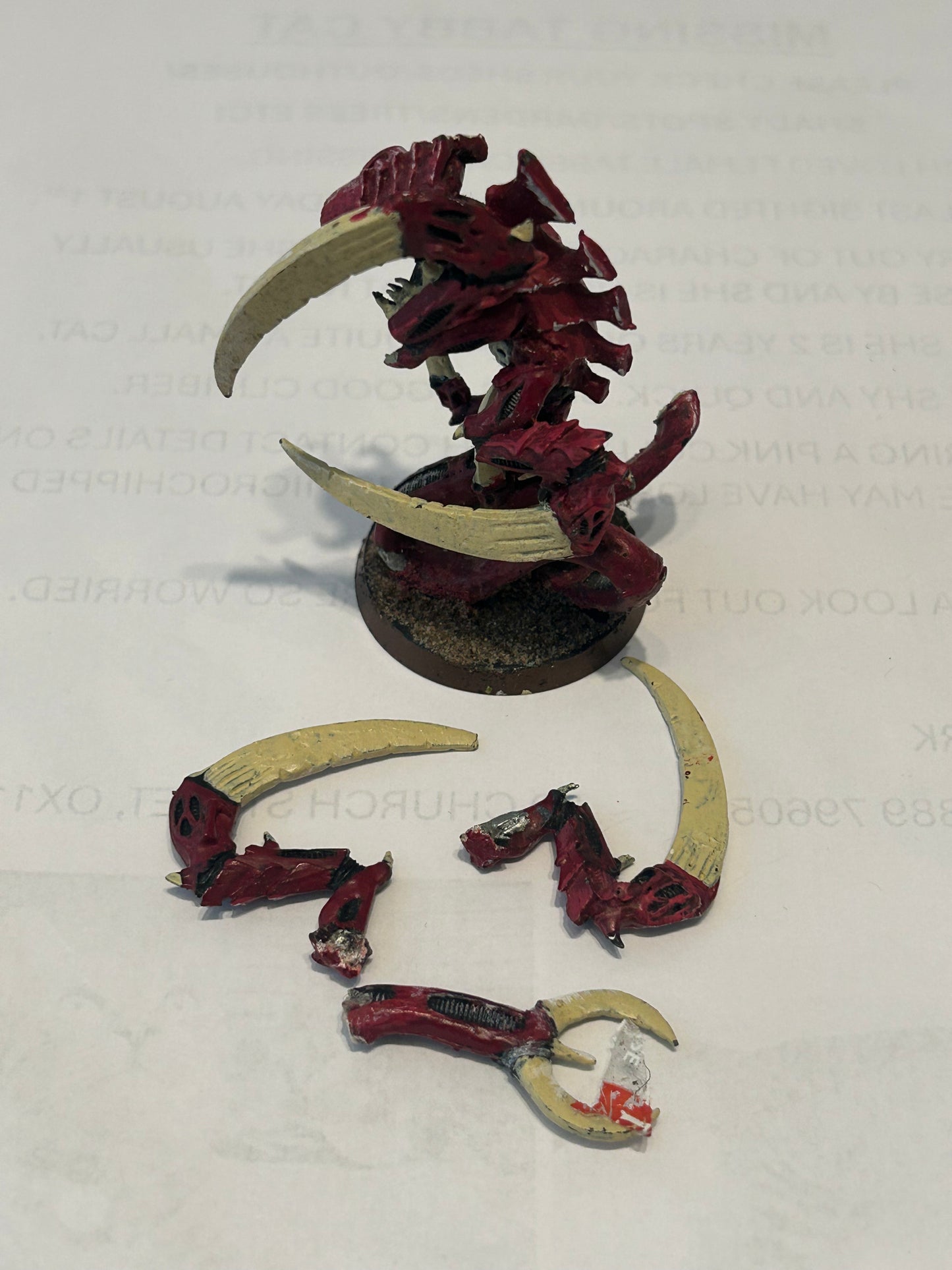 Warhammer 40K Red Terror Tyranids Army Metal